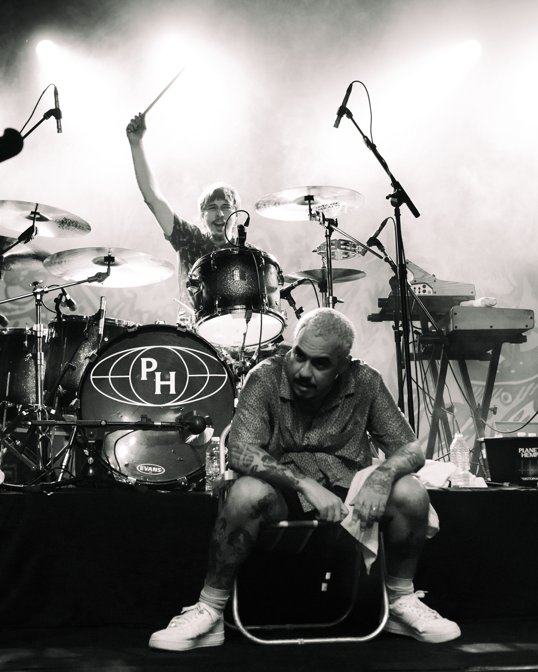 Pedro Garcia e Marcelo D2