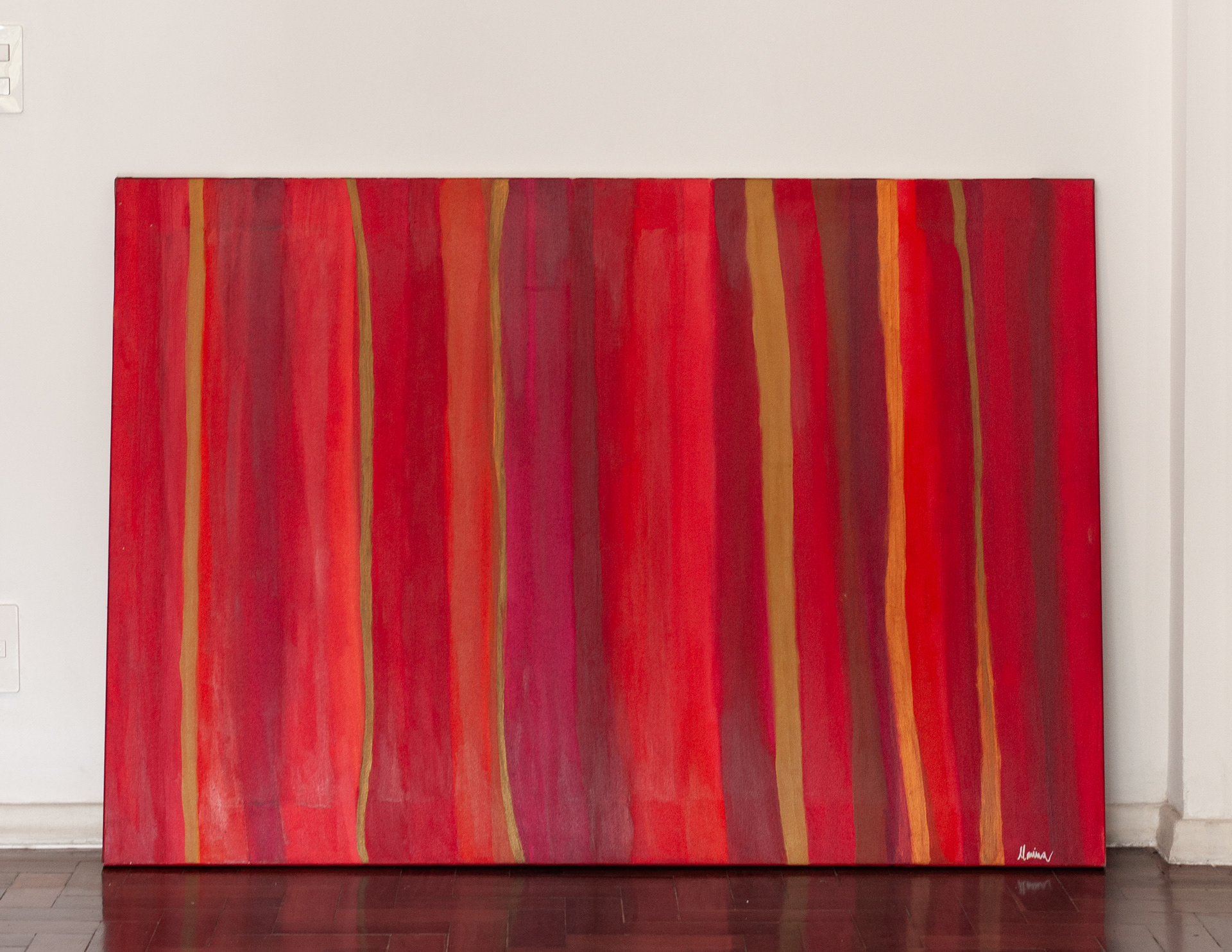 "Família" - Tinta acrílica sobre tela.