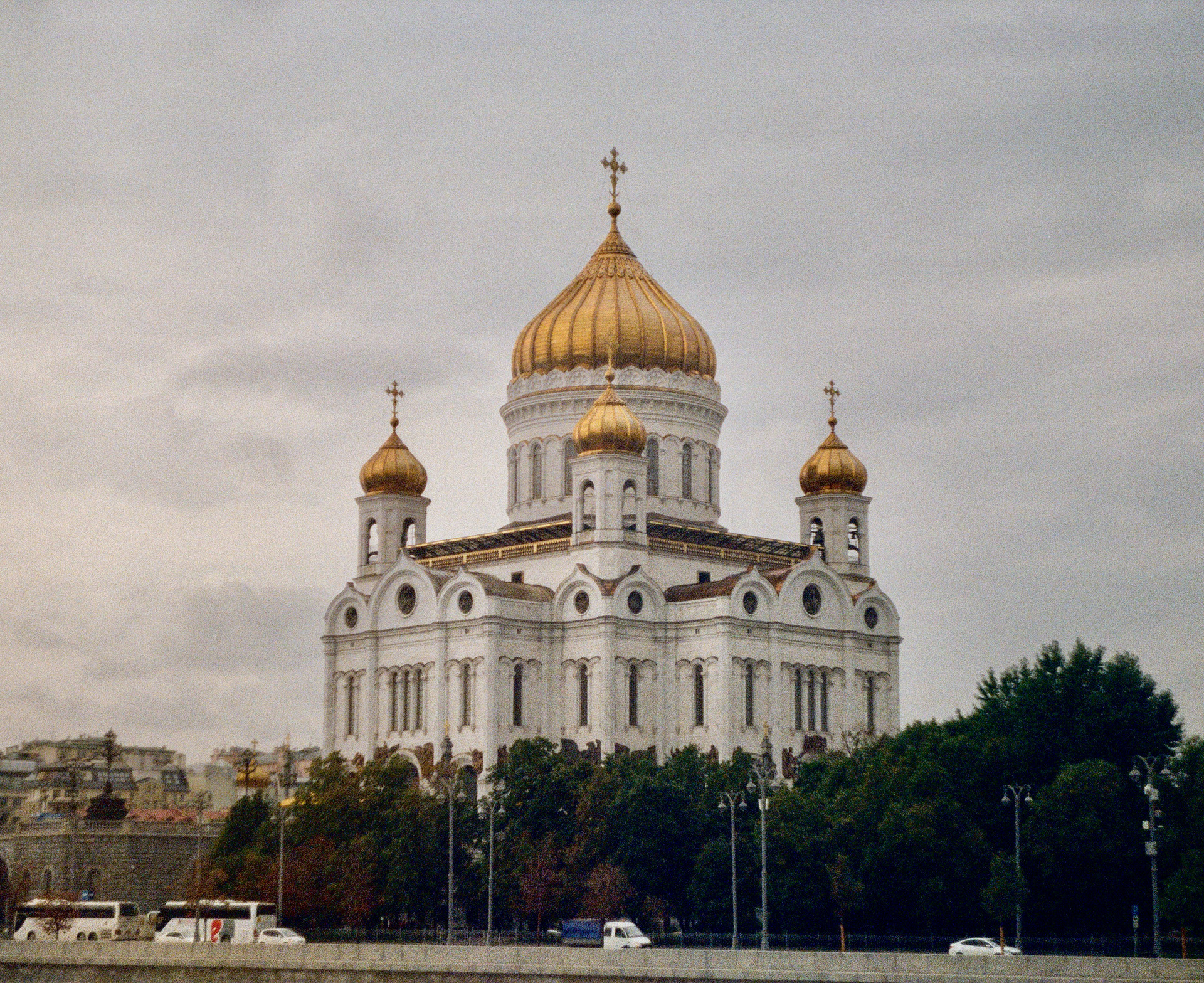 La Cathédrale du Christ Sauveur à Moscou.