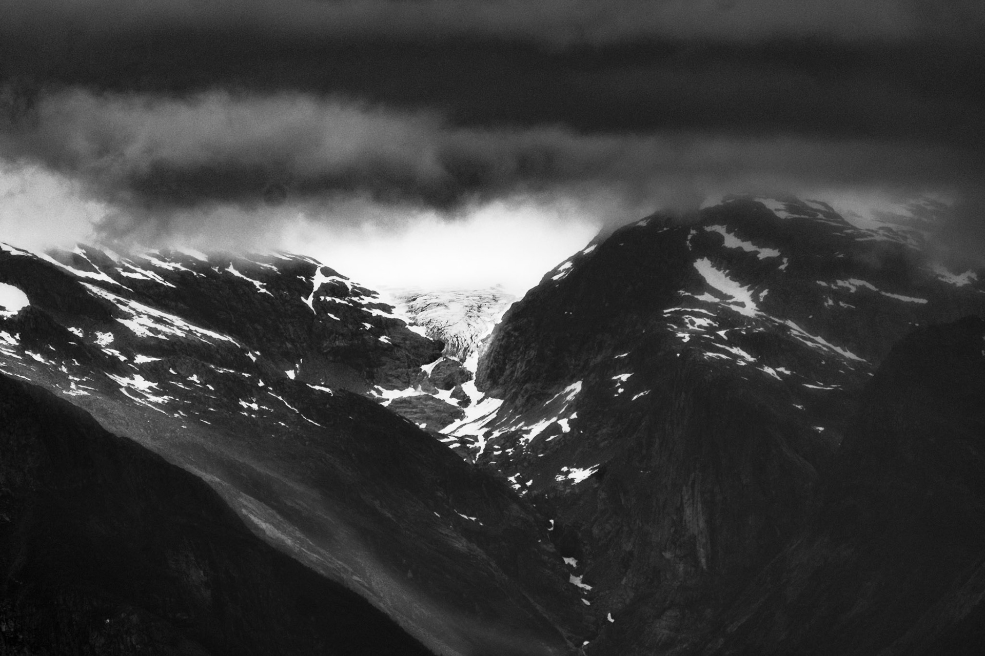 Jour de pluie en norvège