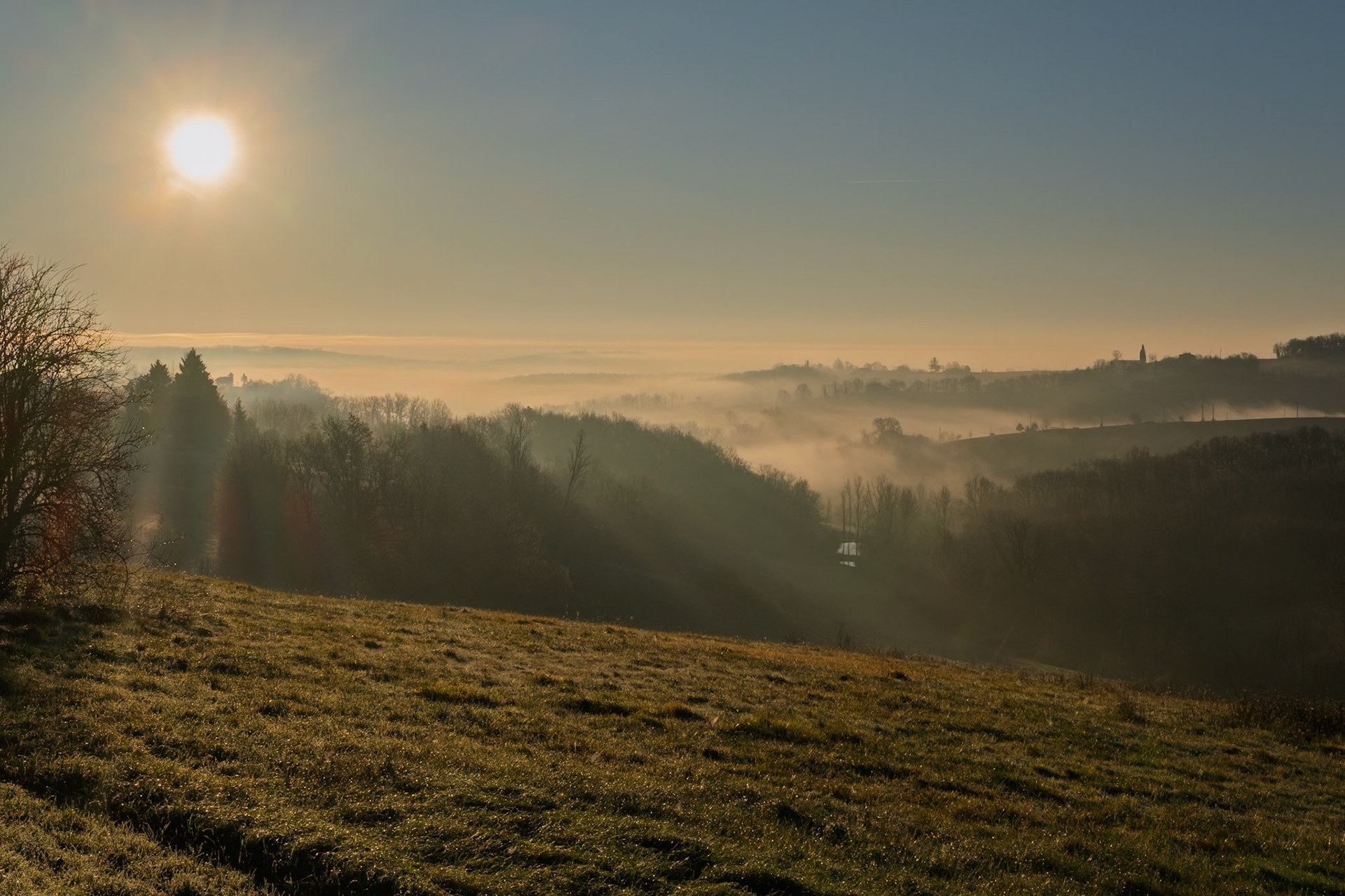 lever de soleil à bruyeres