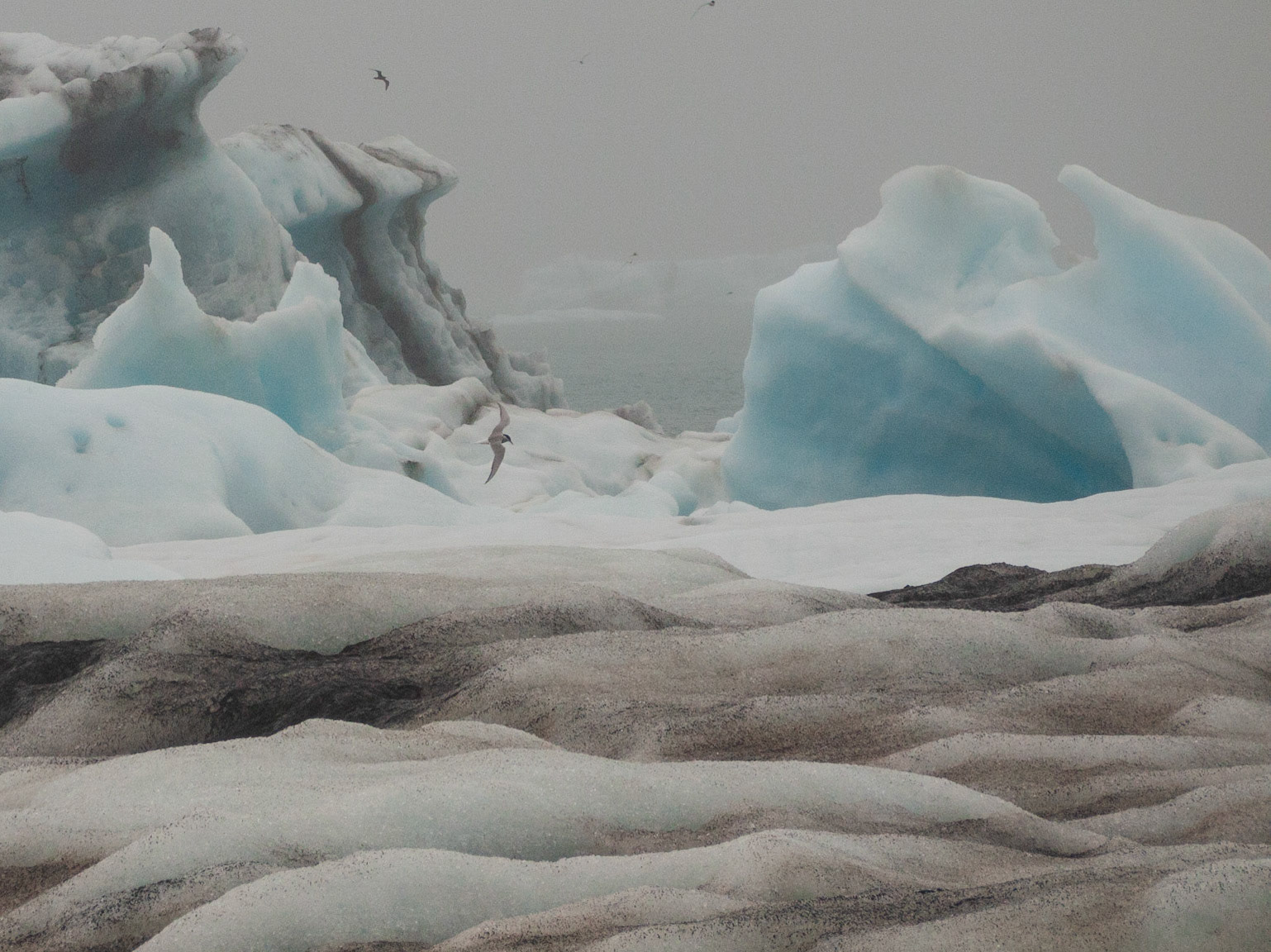 glacier en mer d'islande
