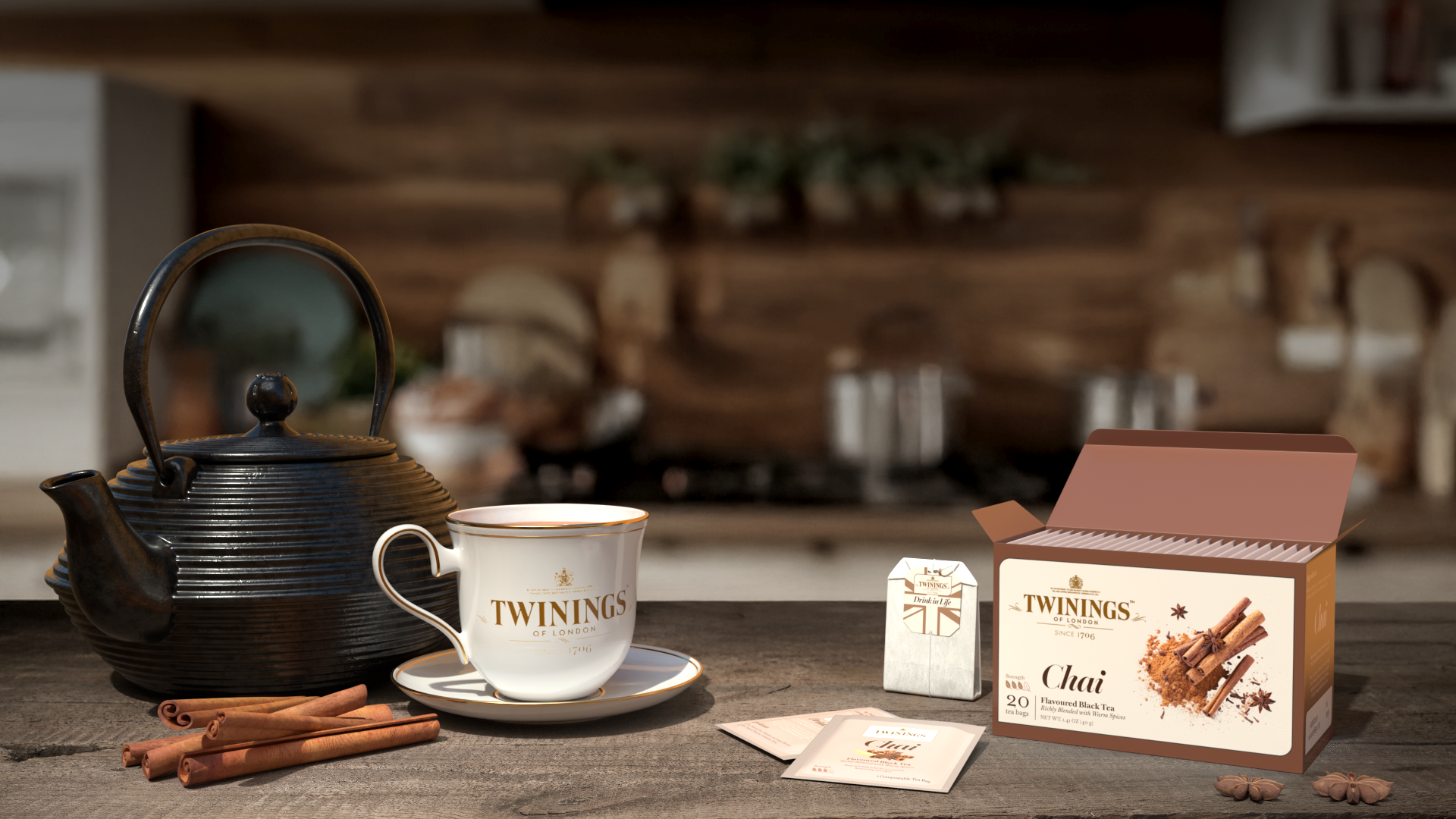 Product 3D Rendering - Horizontal Box Design