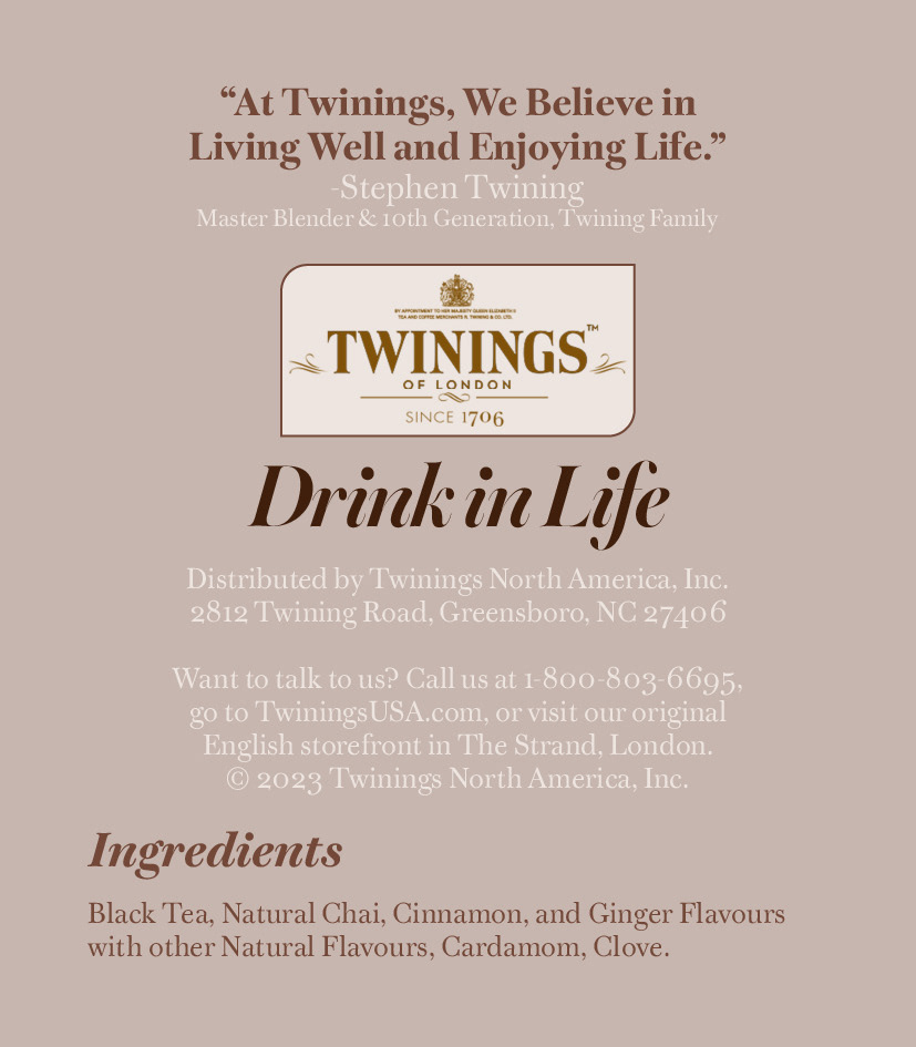 Tea Bag Envelope - Back