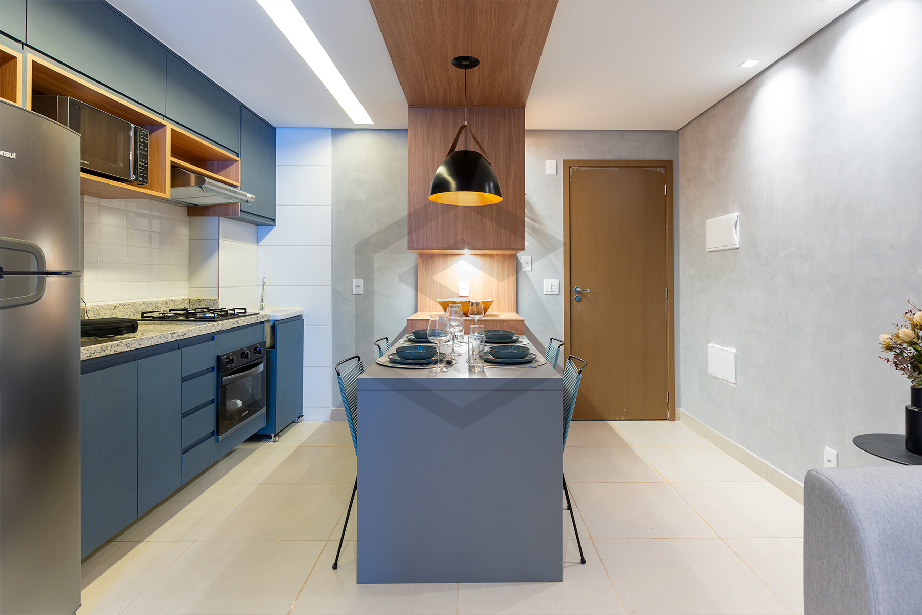 foto profissional de cozinha projeto arquitetônico