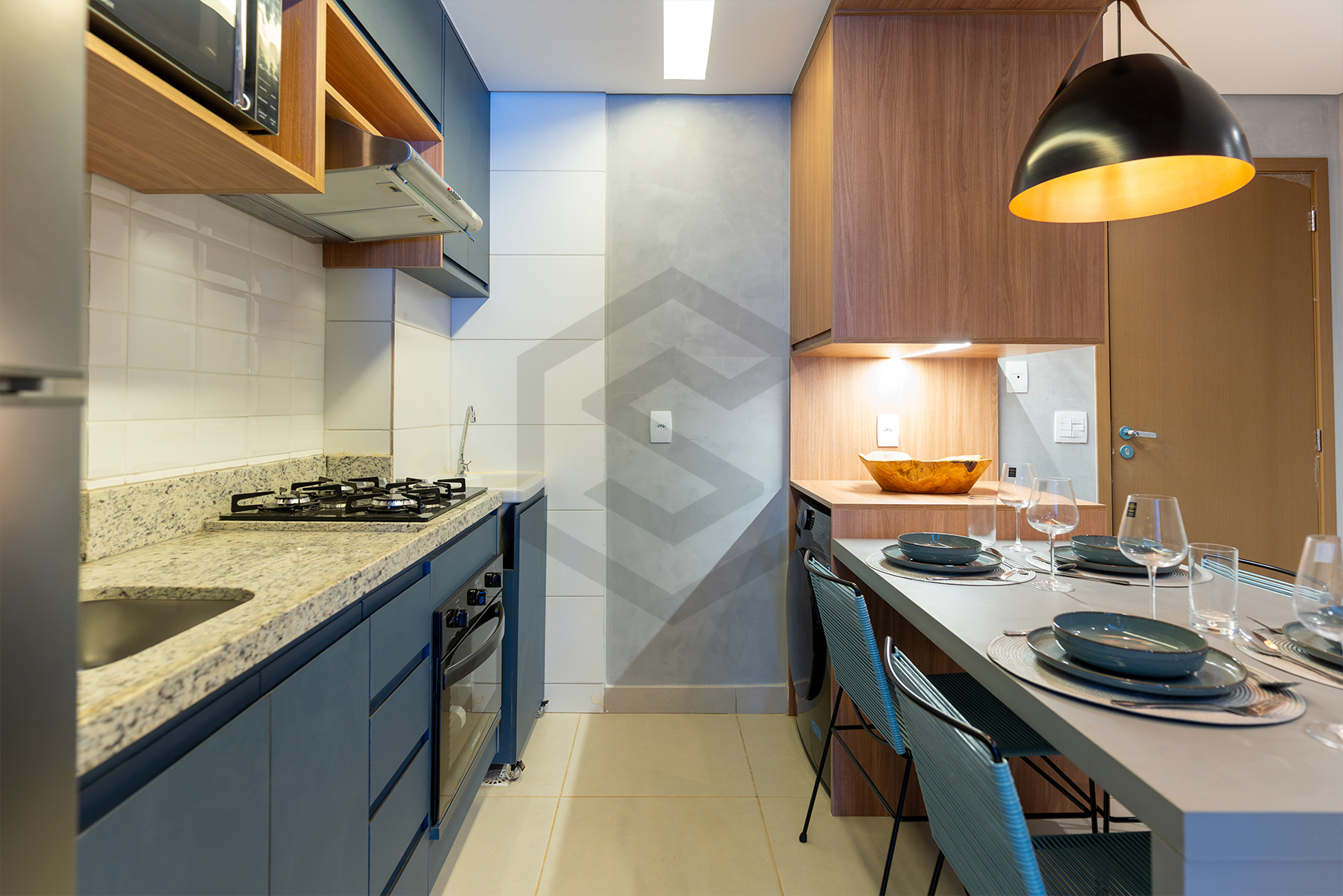 foto profissional de cozinha projeto arquitetônico