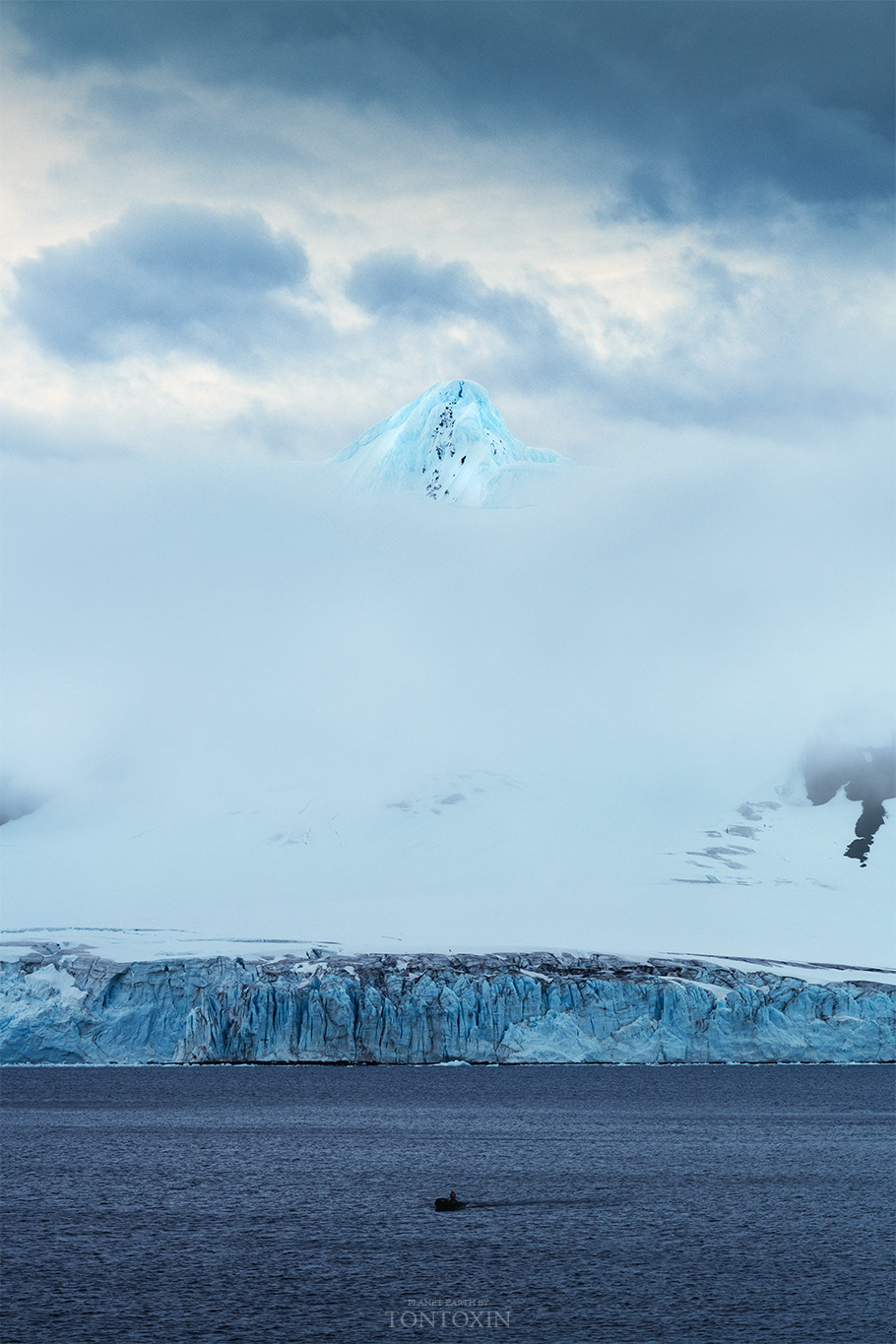 Giant behind the mist