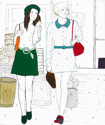 Przyjaciólki, 50x60cm