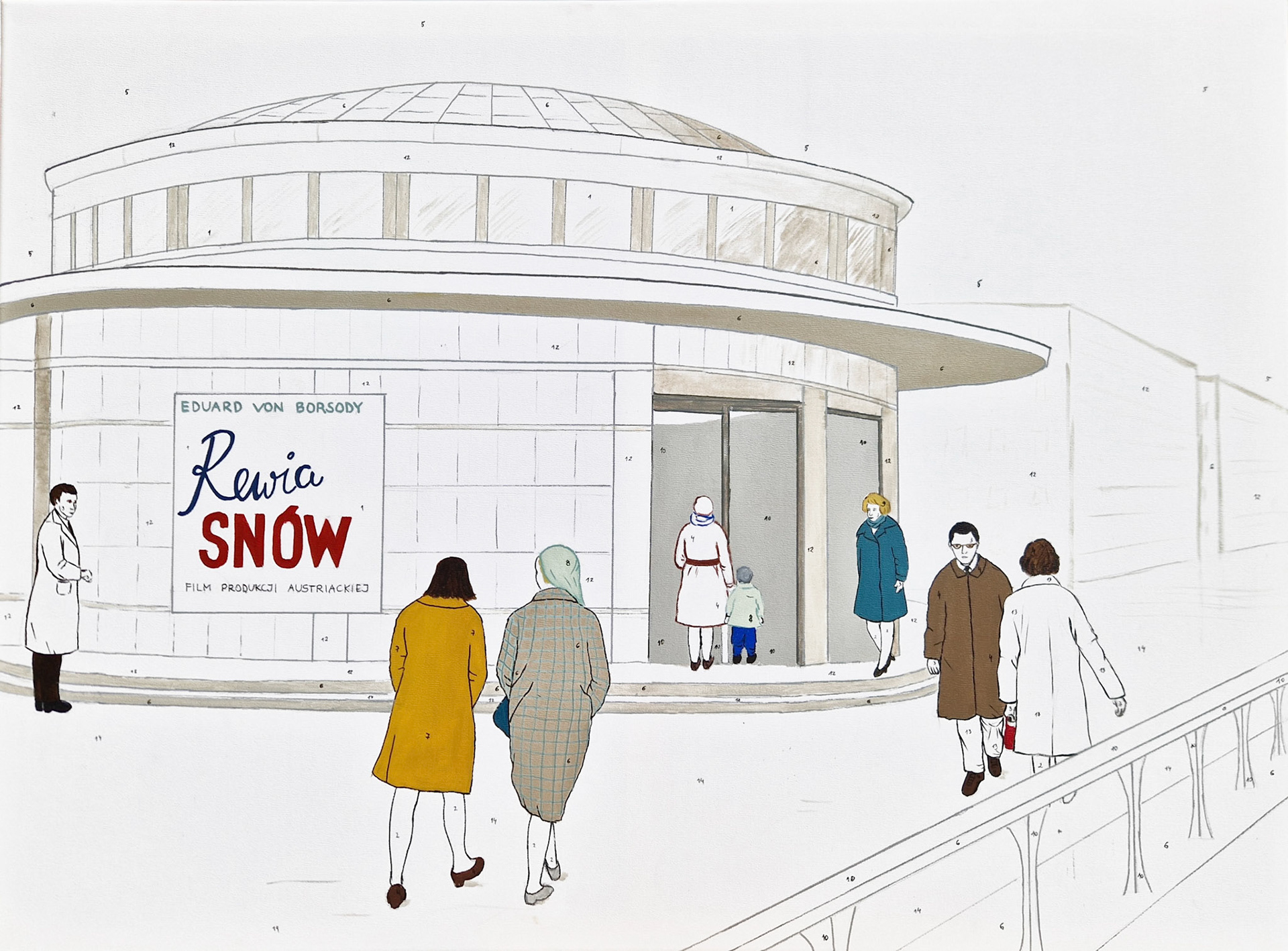 Kino Iluzjon - 120x90 cm (akryl na płótnie)