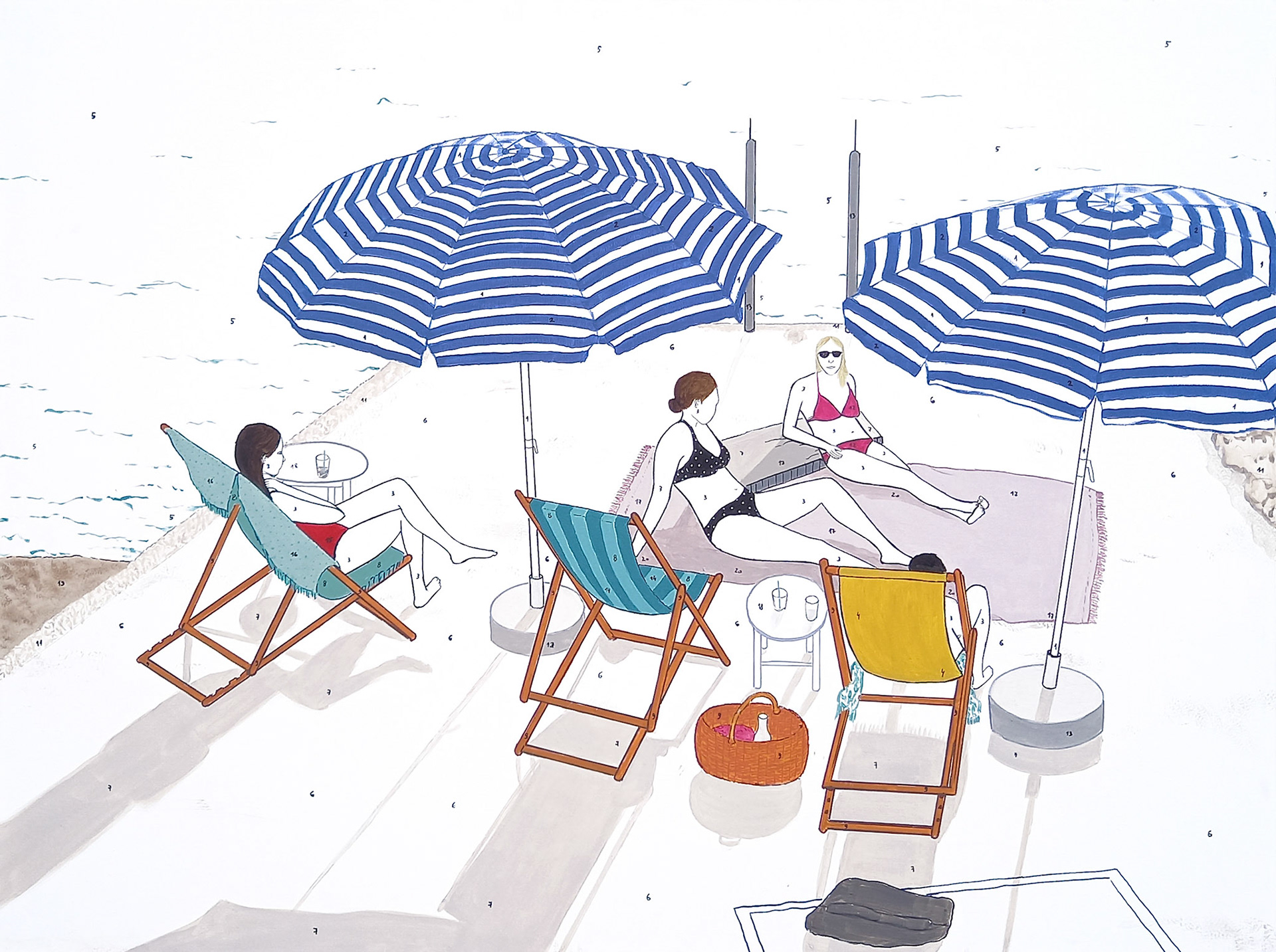 Włoskie wakacje, 120x90cm