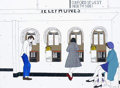 W metrze, 90x120cm