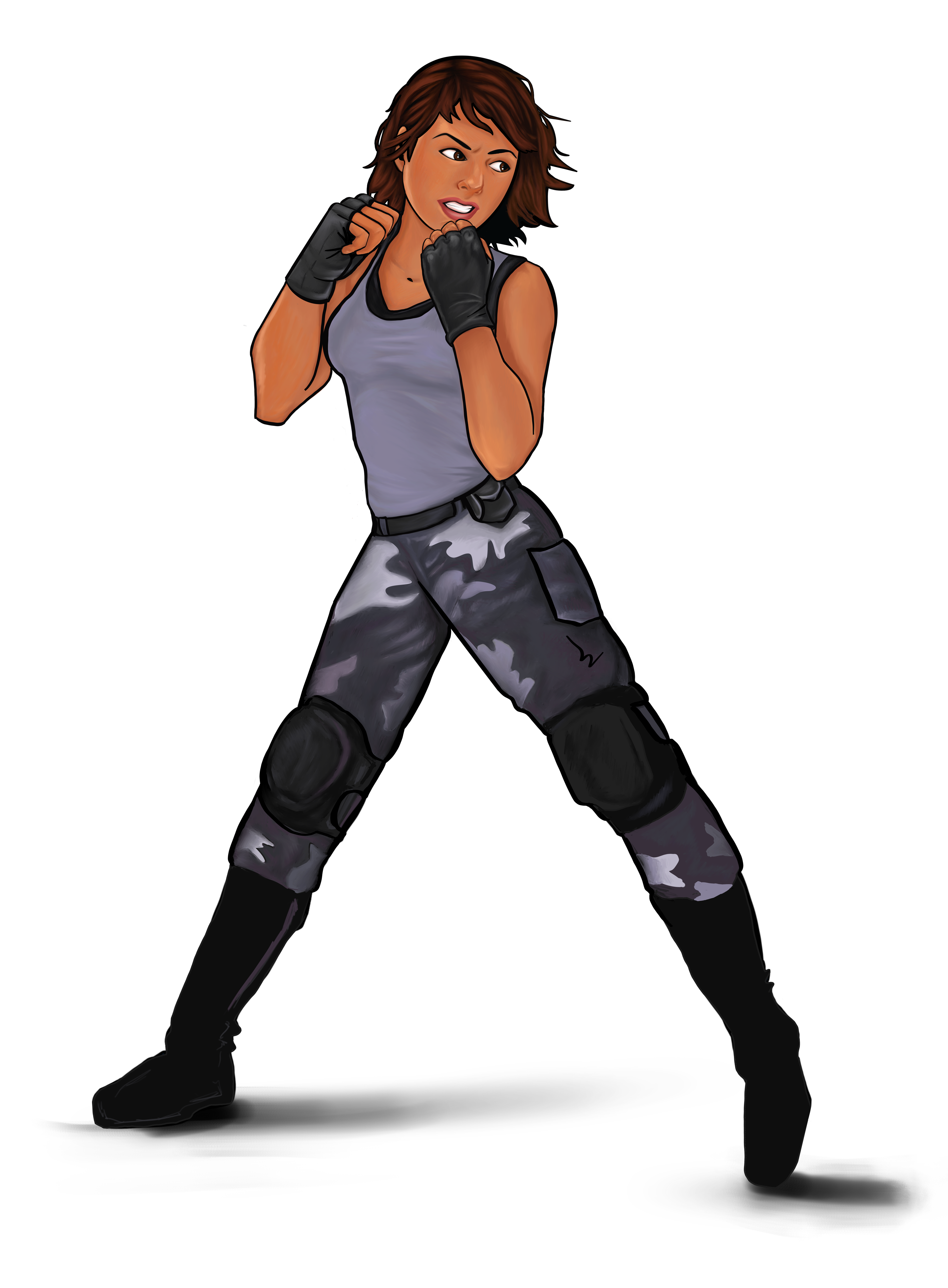 Equinox is the central protagonist of The Day We Fought Space—a resourceful fighter shaped by survival and resistance. She lives in what was once Egypt, before the alien domination, and leads the charge against the invaders with grit, clarity, and determination.