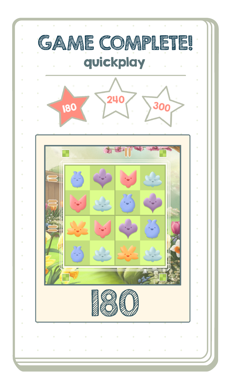 Game Complete Screen