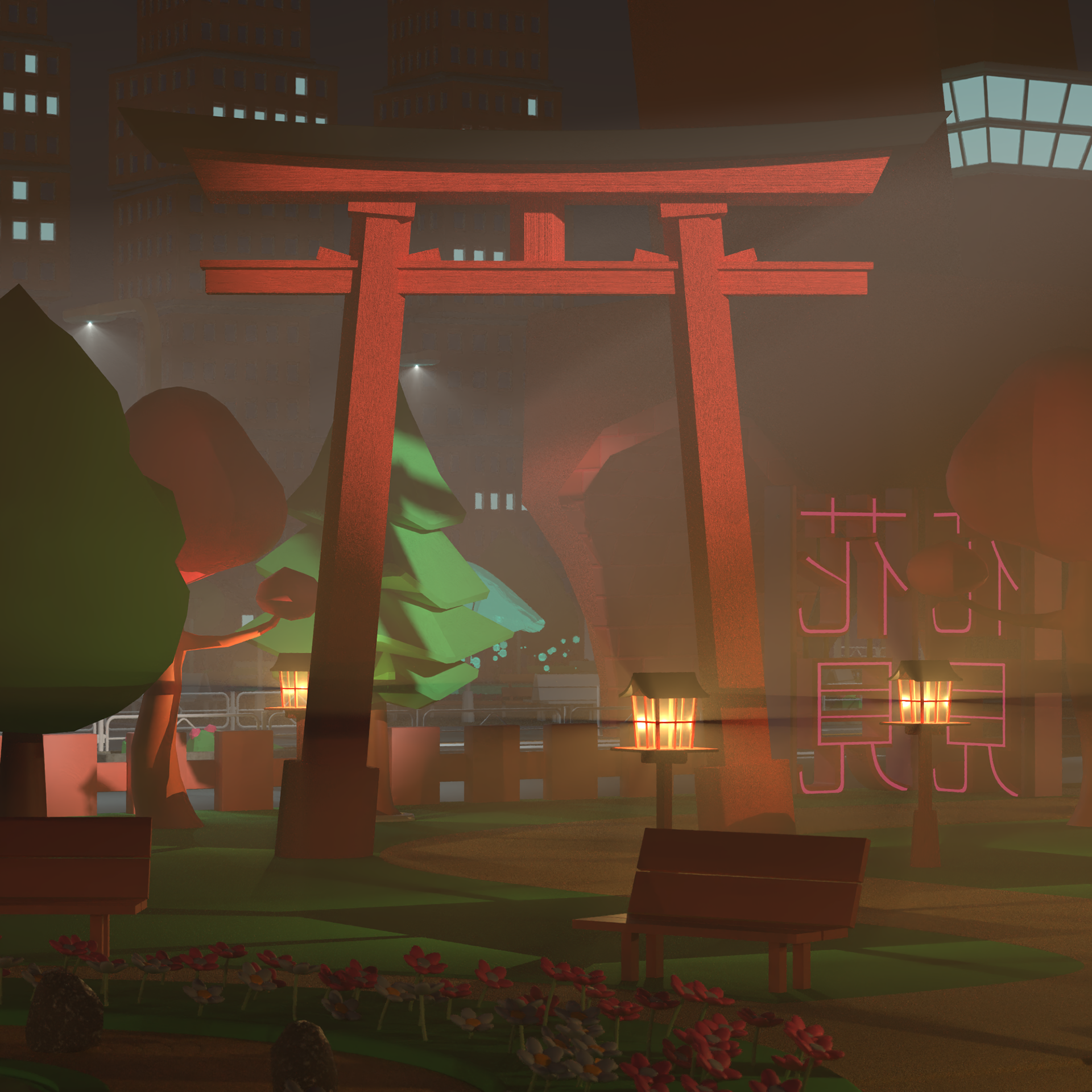 Torii - a Japanese gate