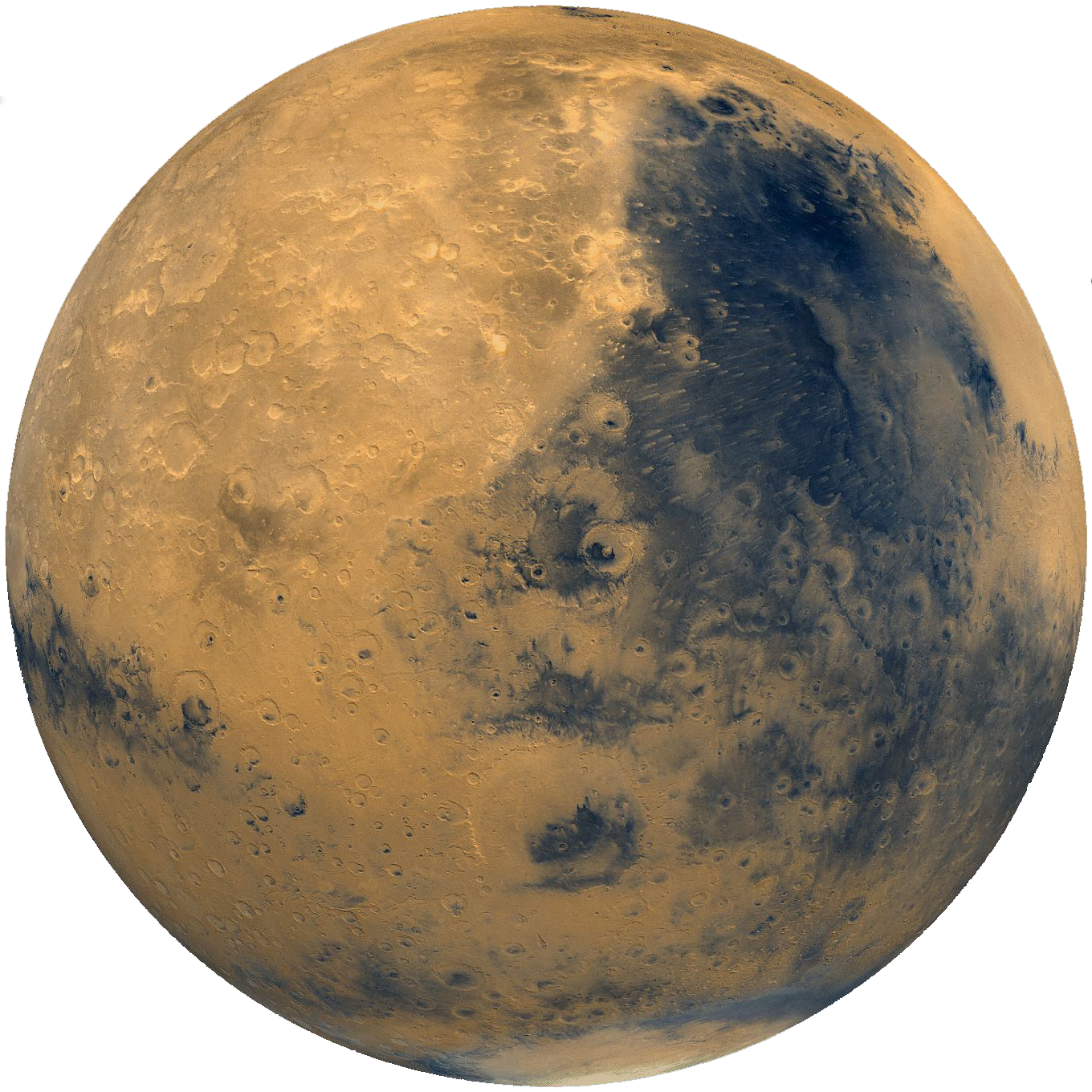 Mars and the Moon were sourced from NASA website