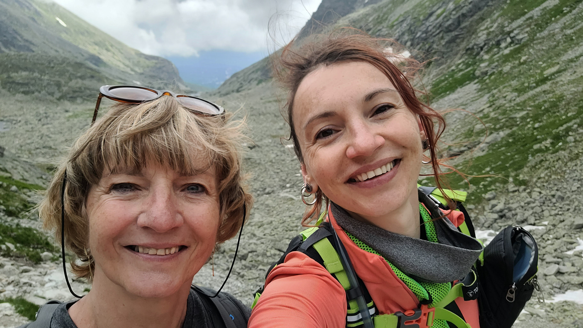 I sometimes hike with my mom. The High Tatras, Slovakia, June 2024