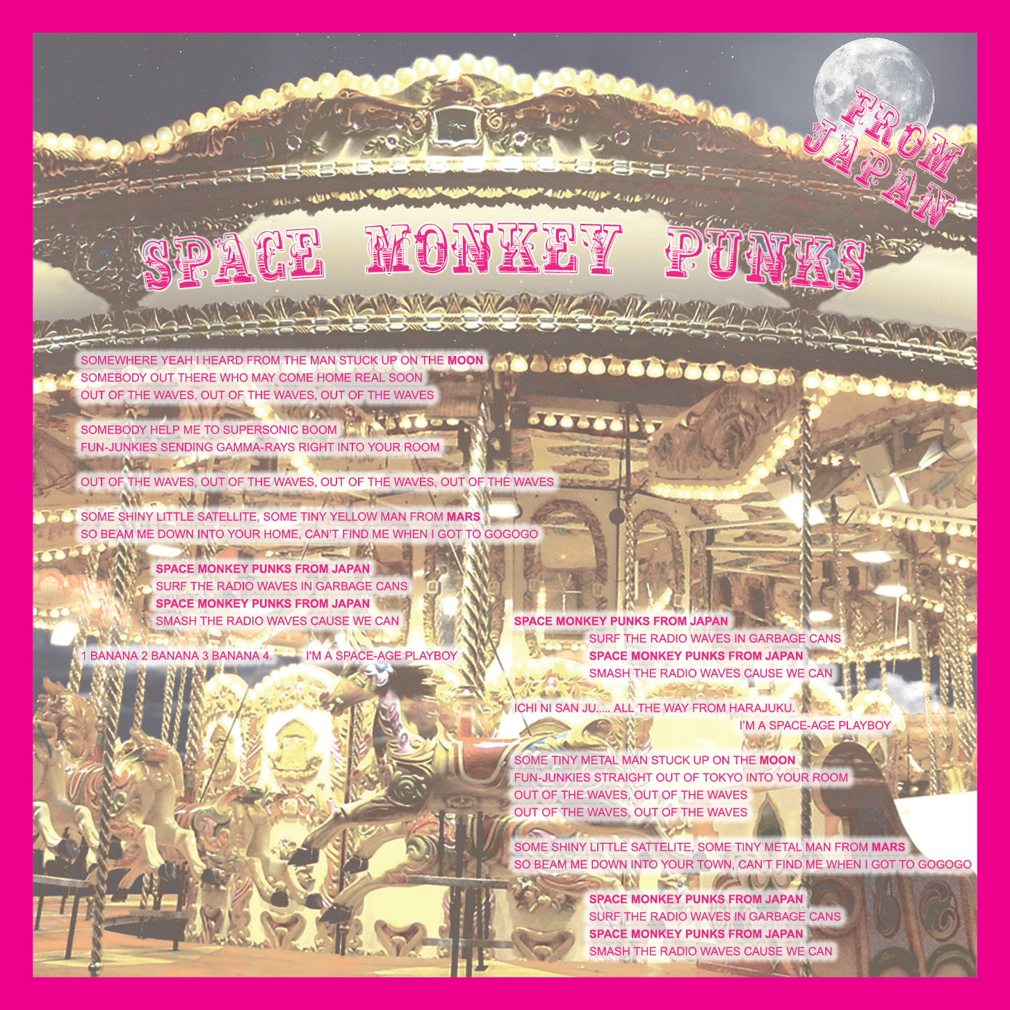 Zilch: Space Monkey Punks from Japan - Back Cover