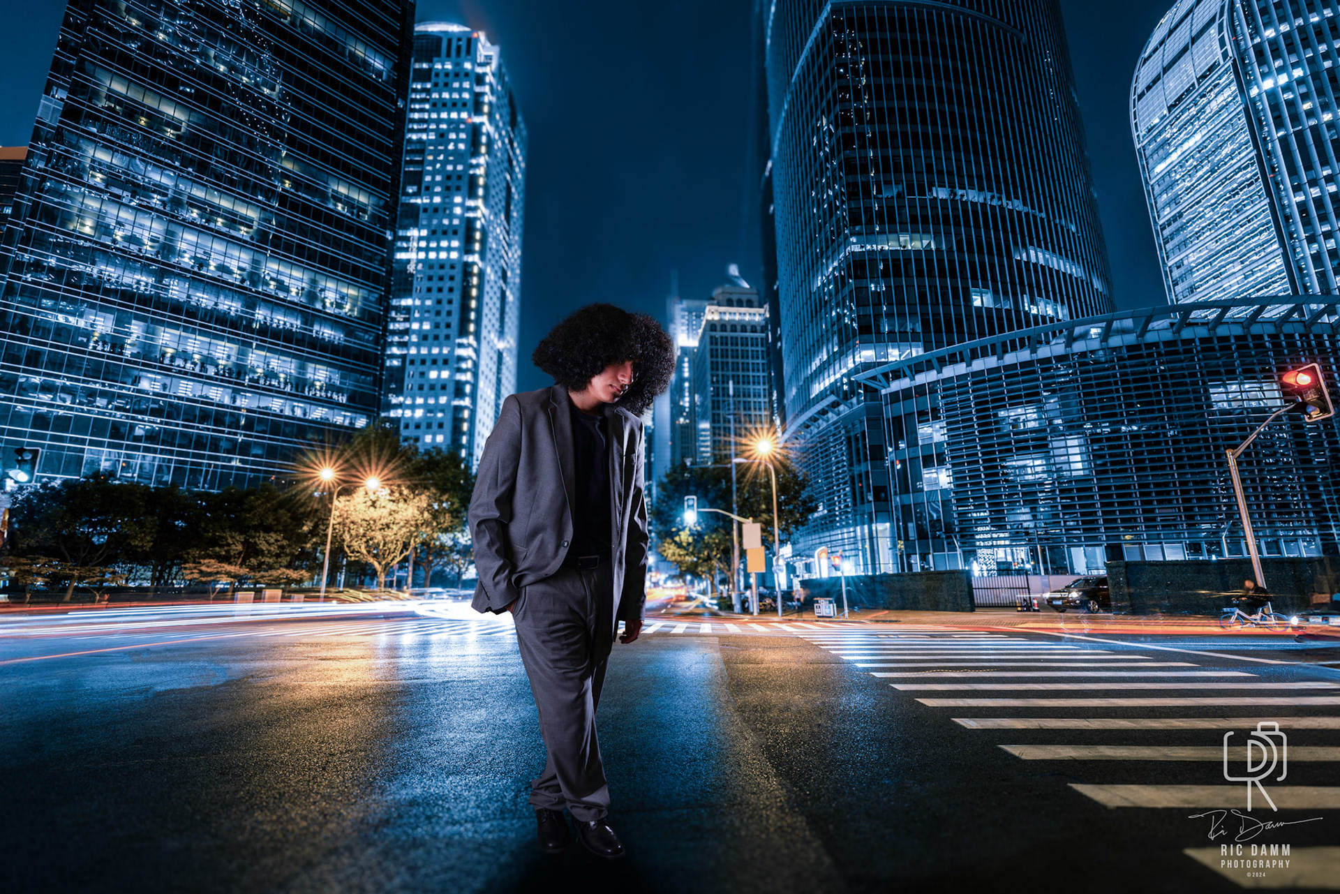The urban traffic in shanghai,china
