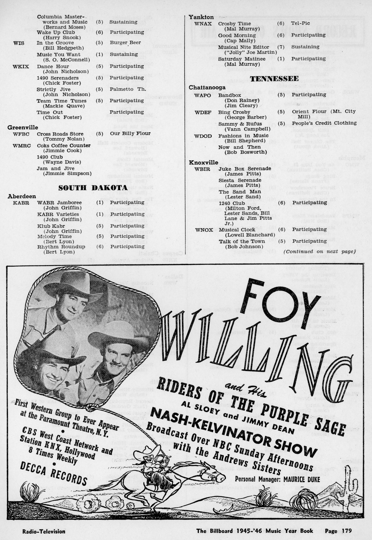 Foy On The Radio