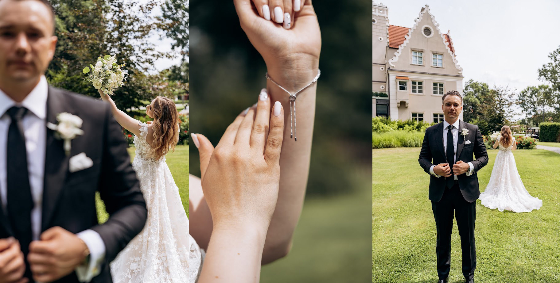 wedding photoshoot zamek topacz