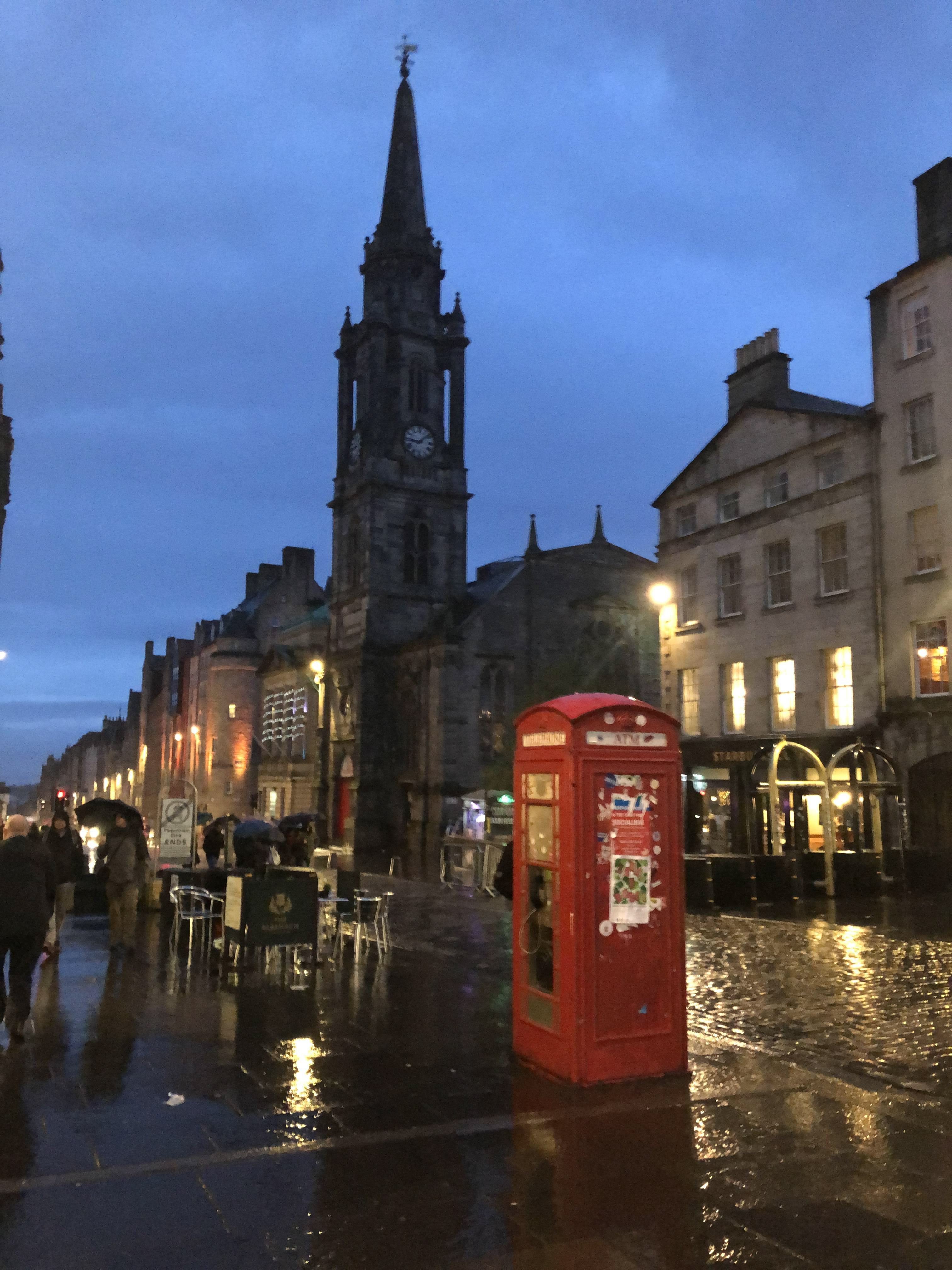 Drizzle in Edinburgh