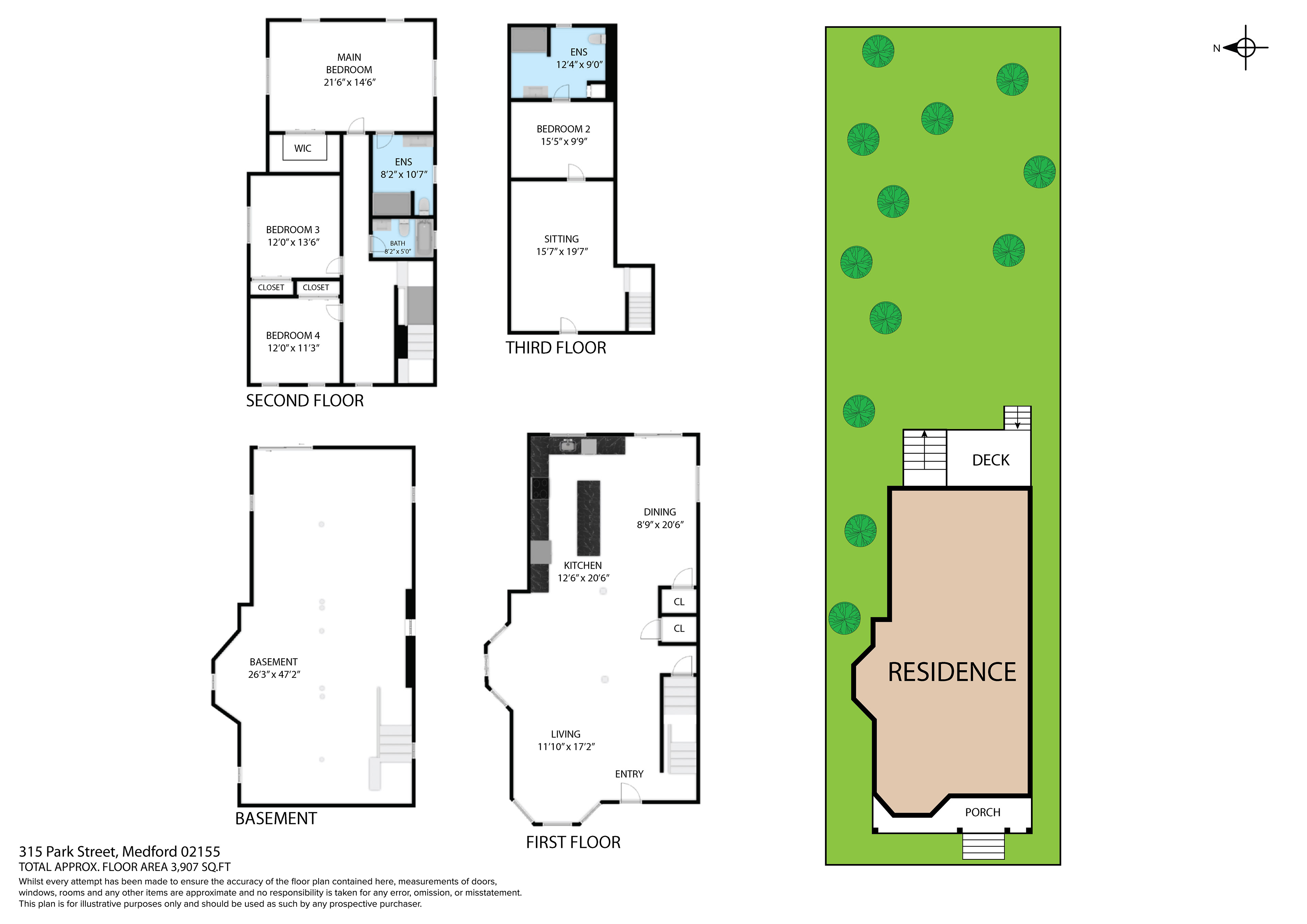 $1,290,000 Robert Nichols 617-448-5112 This Like New Construction Single Family features an open concept main level that consists of dining area, living room, ½ bath and beautifully designed kitchen that includes Stainless steel Kitchen Aid appliances. The space is perfect for entertaining. The second level features 3 bedrooms and two full bathrooms. One of the bedrooms on this level is an ensuite that could easily serve as a home office or guest bedroom. The third level is comprised of the primary suite. It includes a spacious bedroom, private enclosed balcony overlooking Hickey Park, a large walk in closet, skylights and a large bathroom. This home is finished with new lighting, fixture, hardwood flooring throughout and a large basement that can easily be finished and provides direct access to the large rear yard. This home was designed for optimal enjoyment and entertainment. It is conveniently located close to public transportation and is accessible to Assembly Row, Middlesex Fells Reservation, and Medford Square.