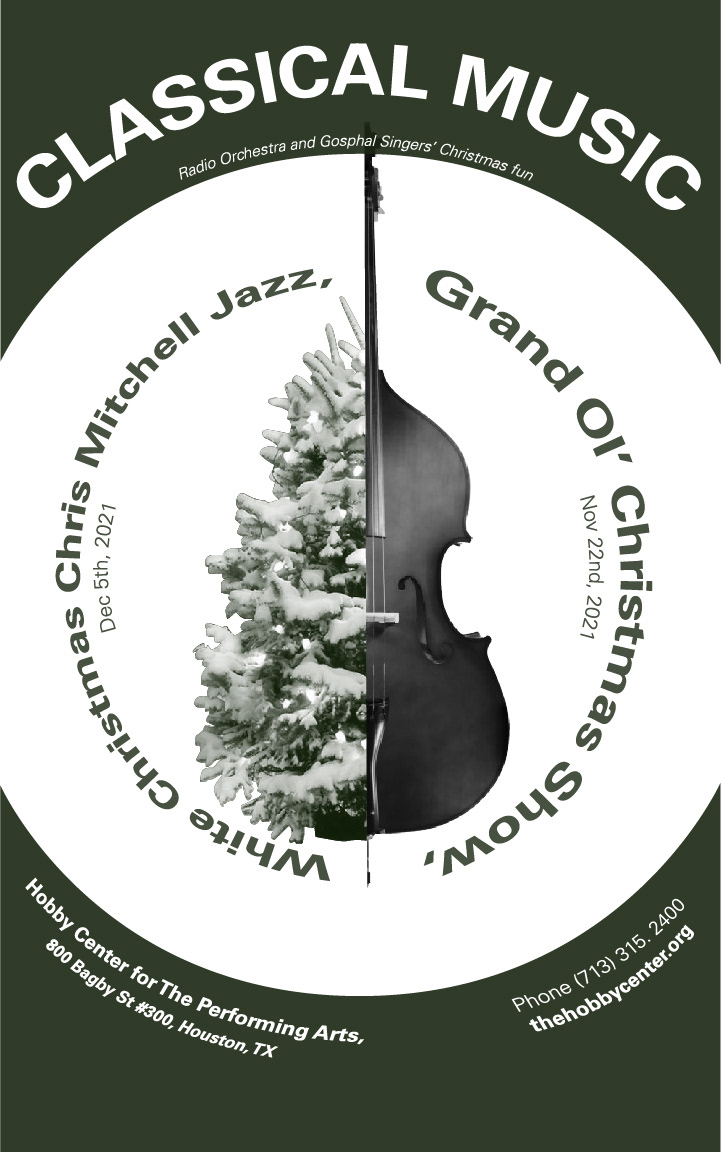 Christmas Concert Posters Tree