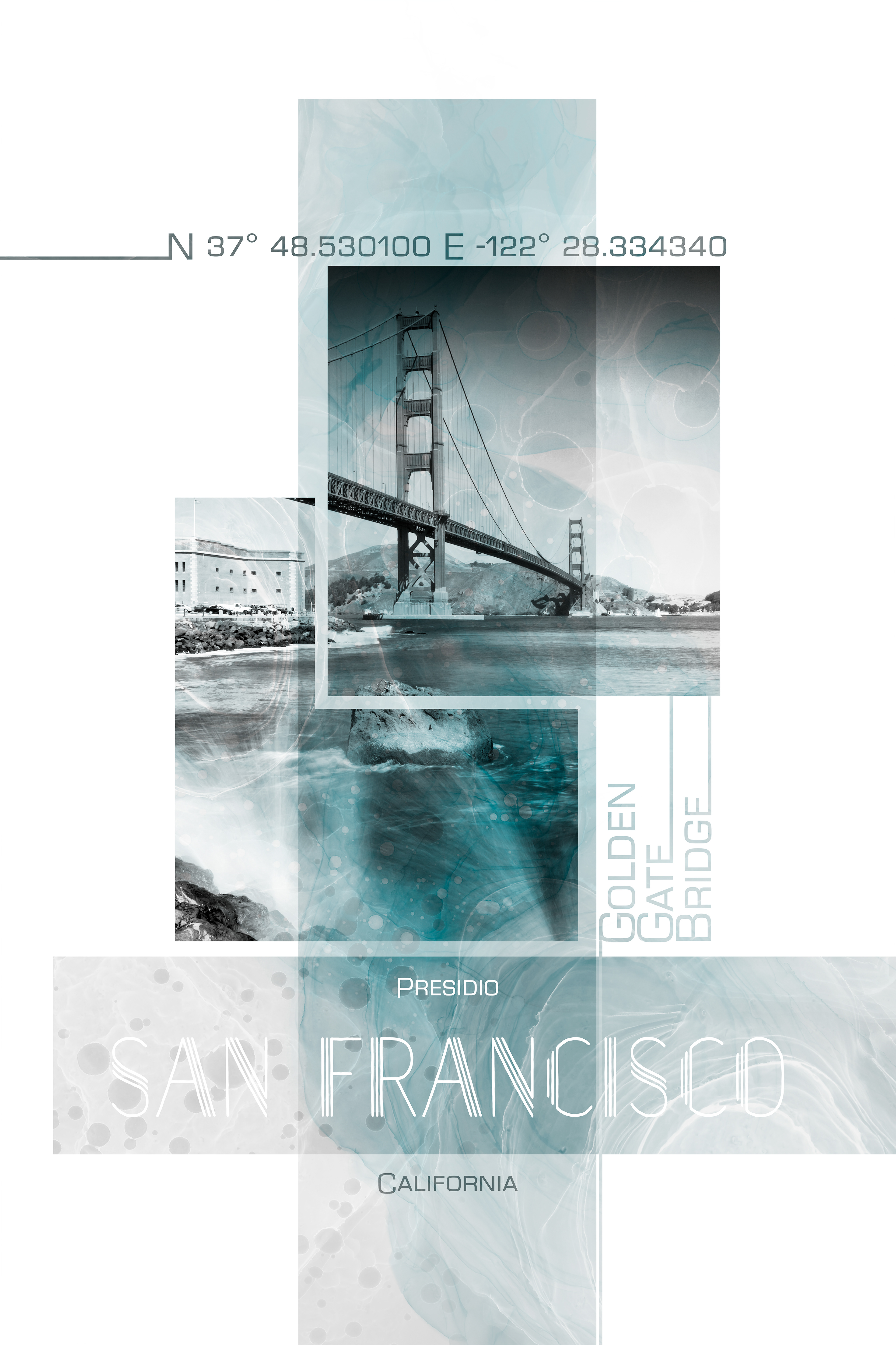 PC084_SAN FRANCISCO Presidio | turquoise marble