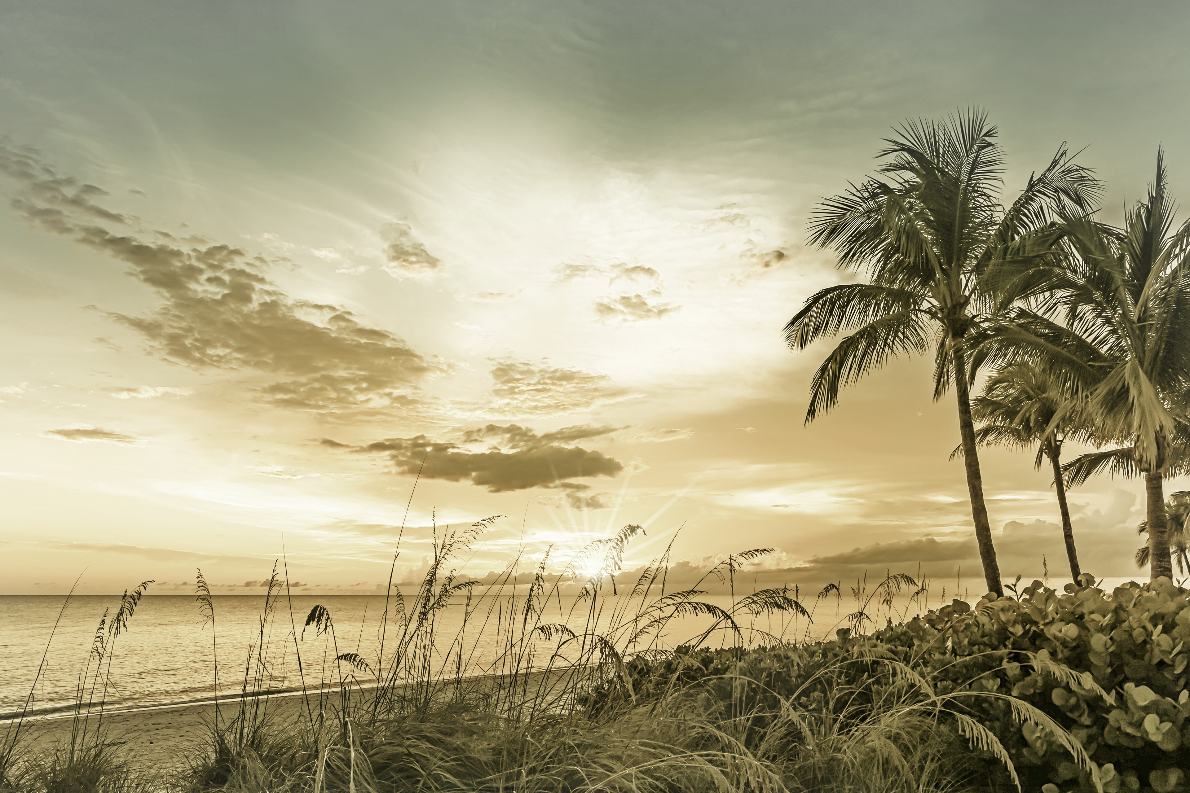 VS033_BONITA BEACH Sunset | Vintage