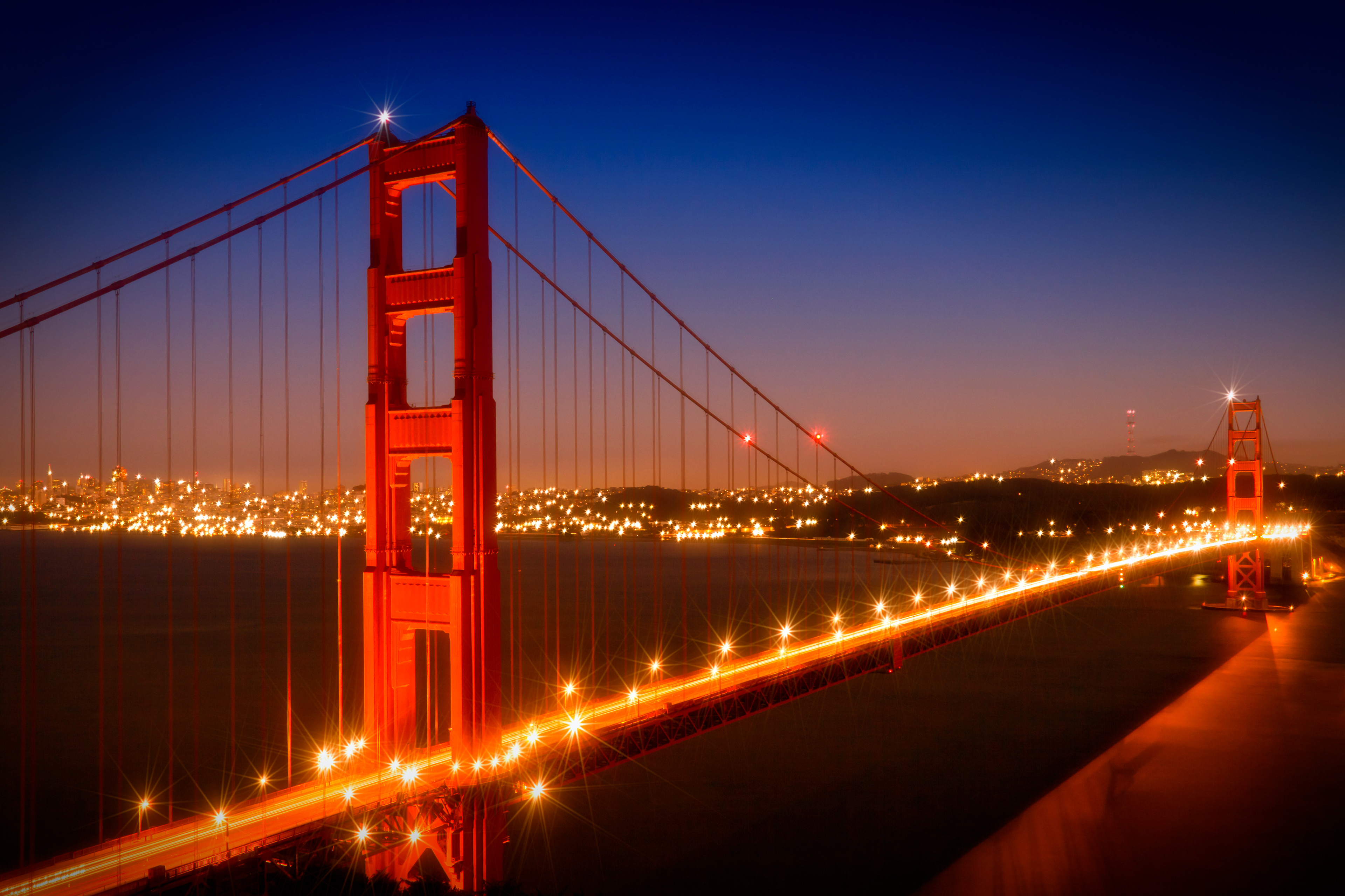 CS001_Evening Cityscape of Golden Gate Bridge