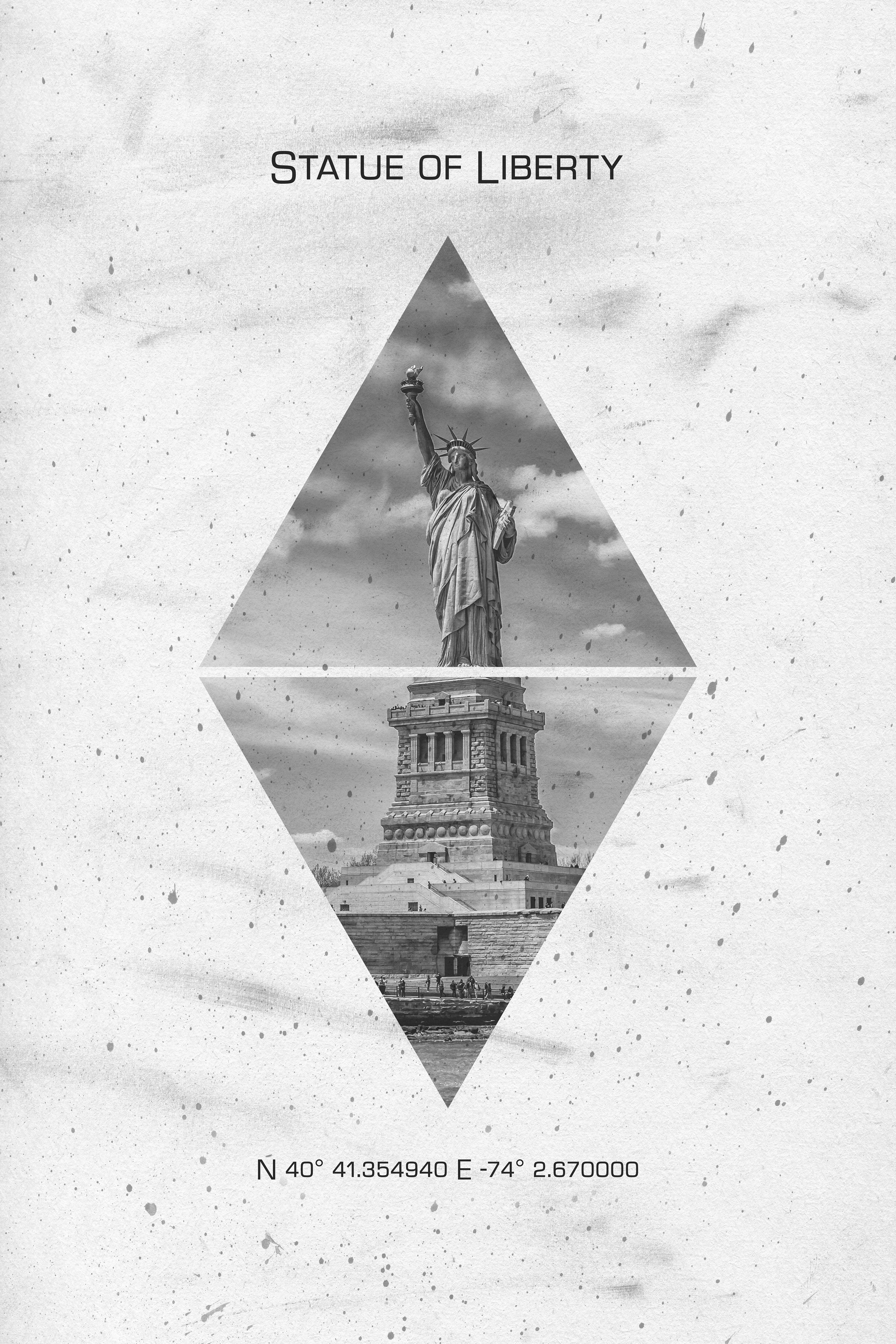 PC003_Coordinates NEW YORK CITY Statue of Liberty