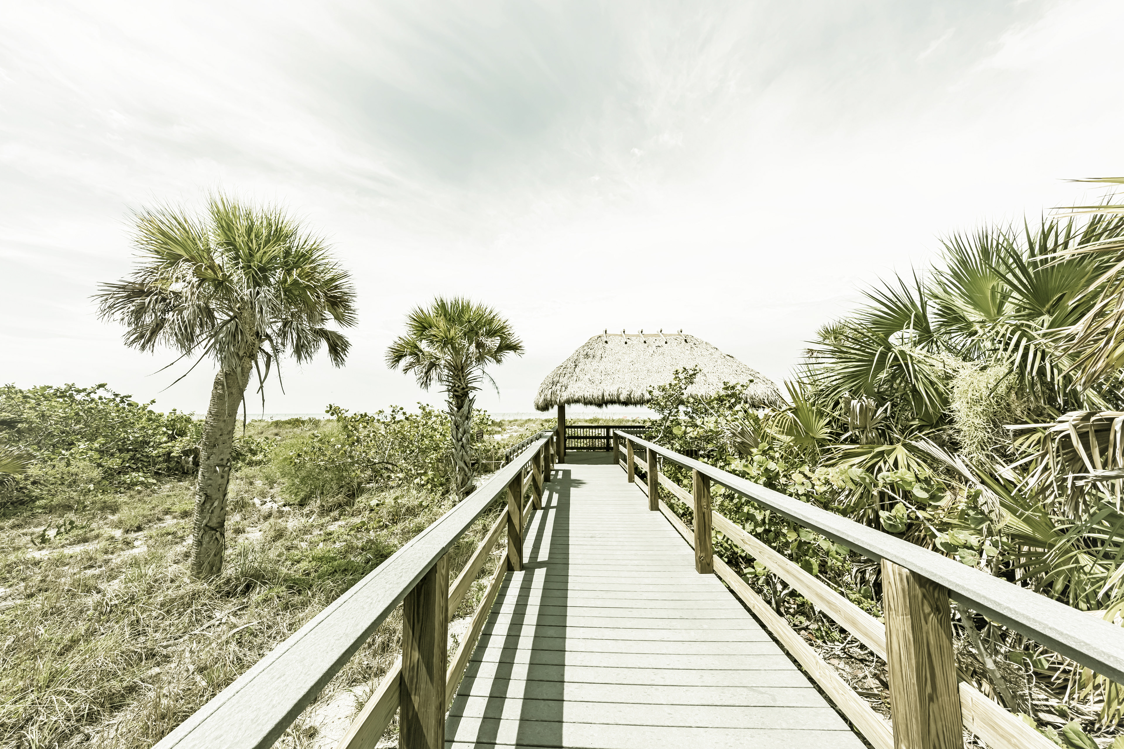 VS035_Bridge to the beach | Vintage