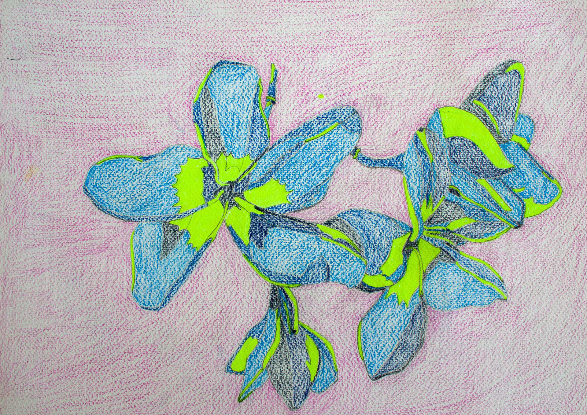 Porcelaine III, 2018; 42x29,5cm Mixed media on canvas