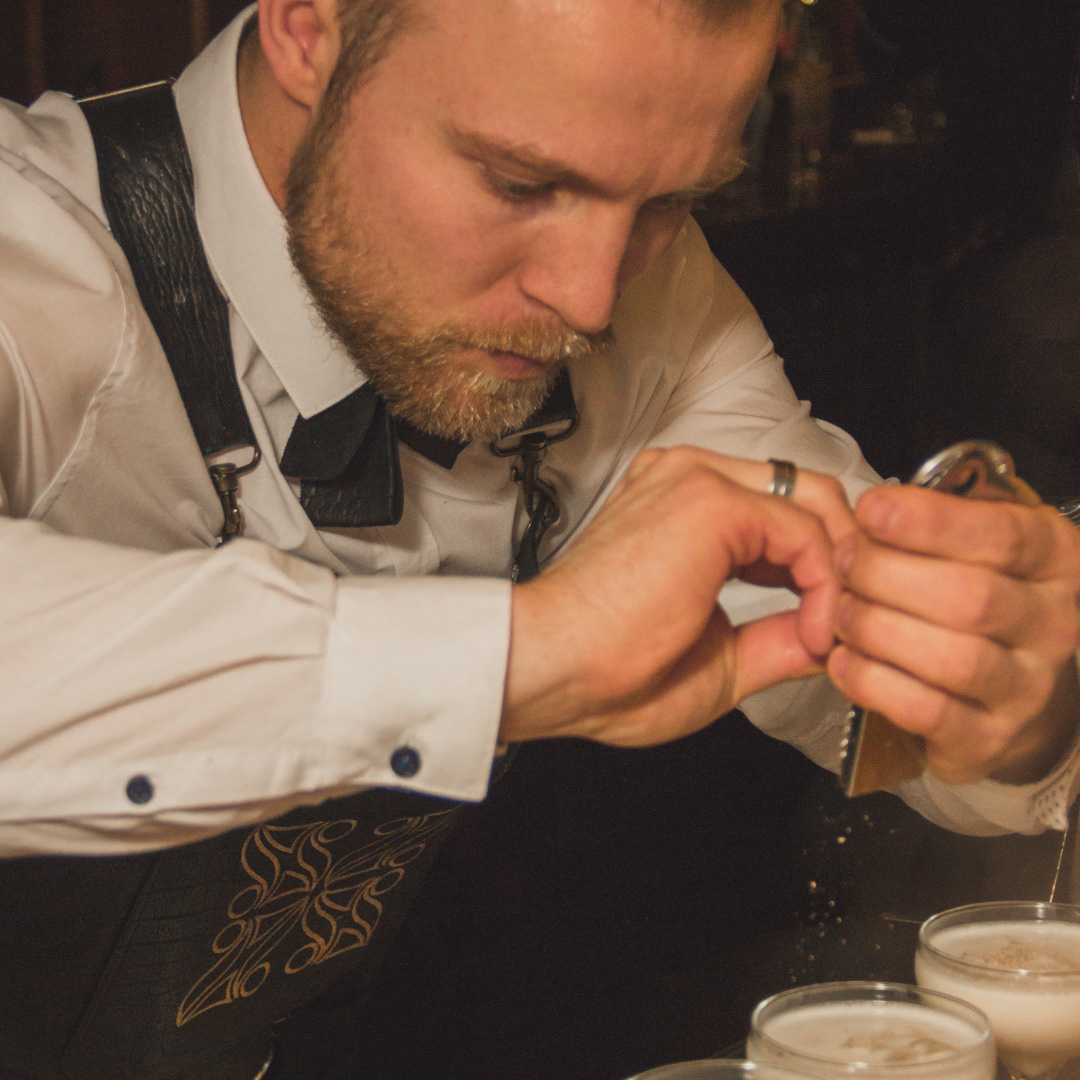 Erik Van Beek at Bacardi Legacy Party