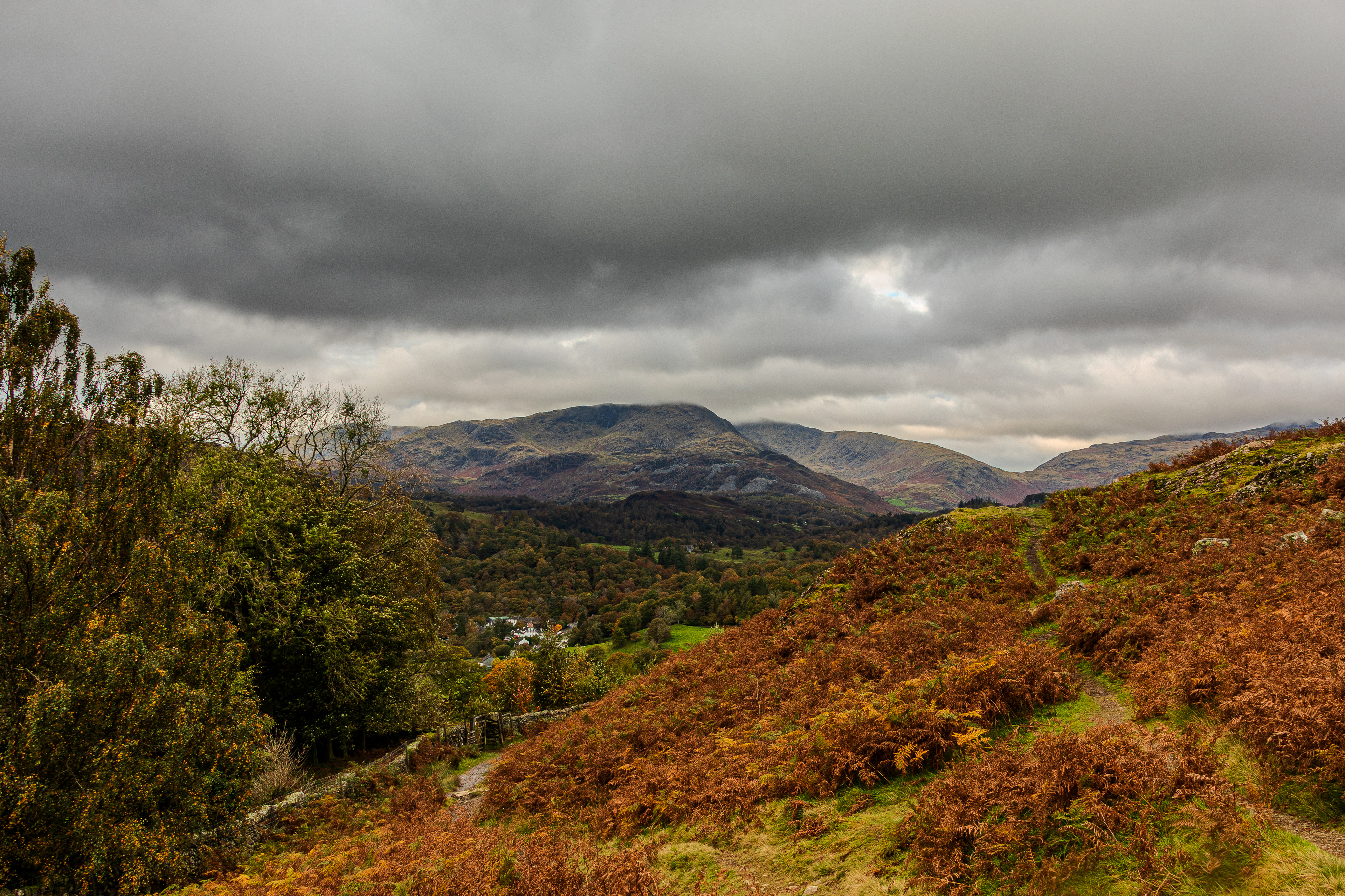Mountains in the Lake District region of the United Kingdom