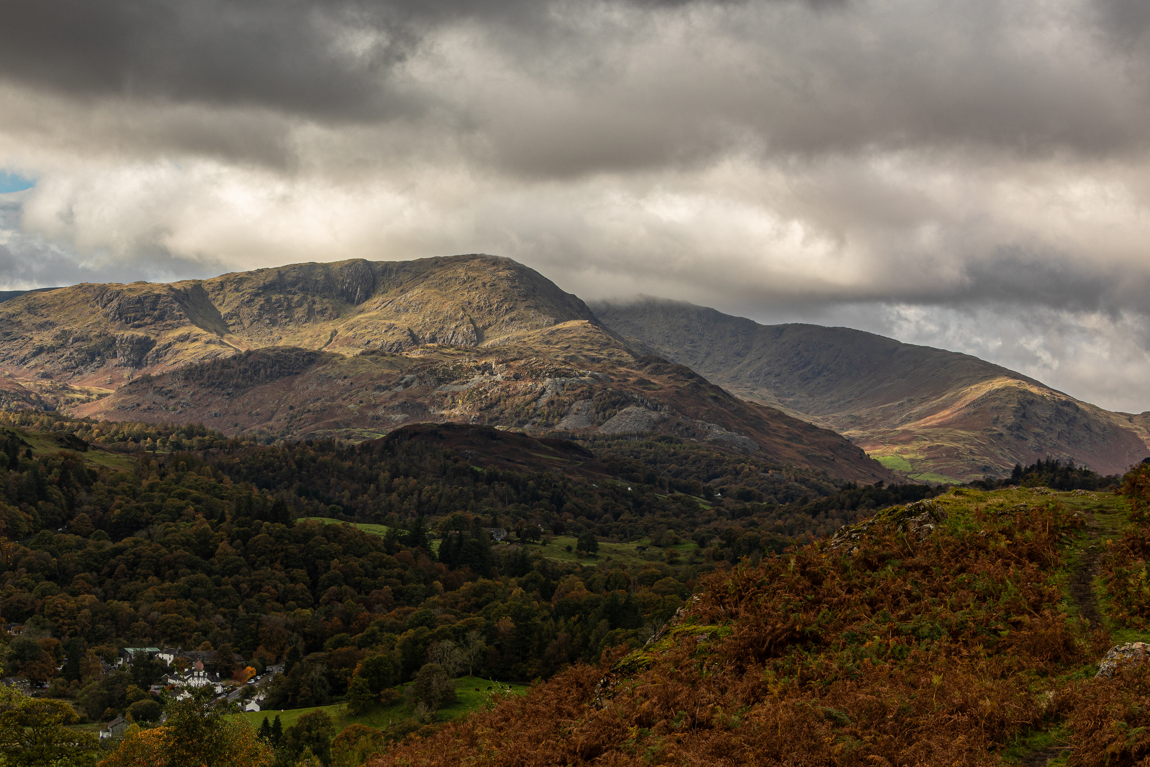 Mountains in the Lake District region of the United Kingdom