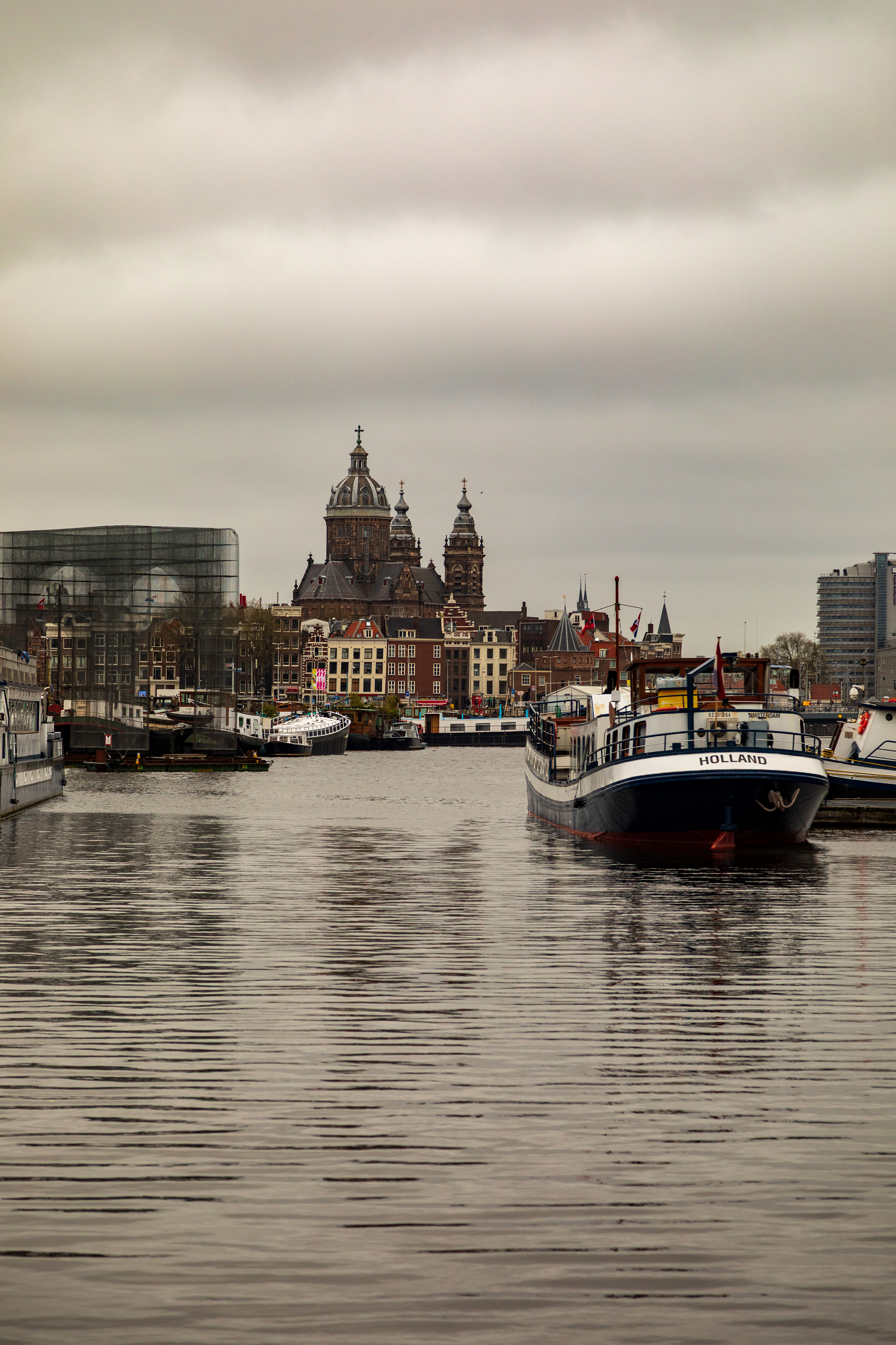 A cityscape of Amsterdam