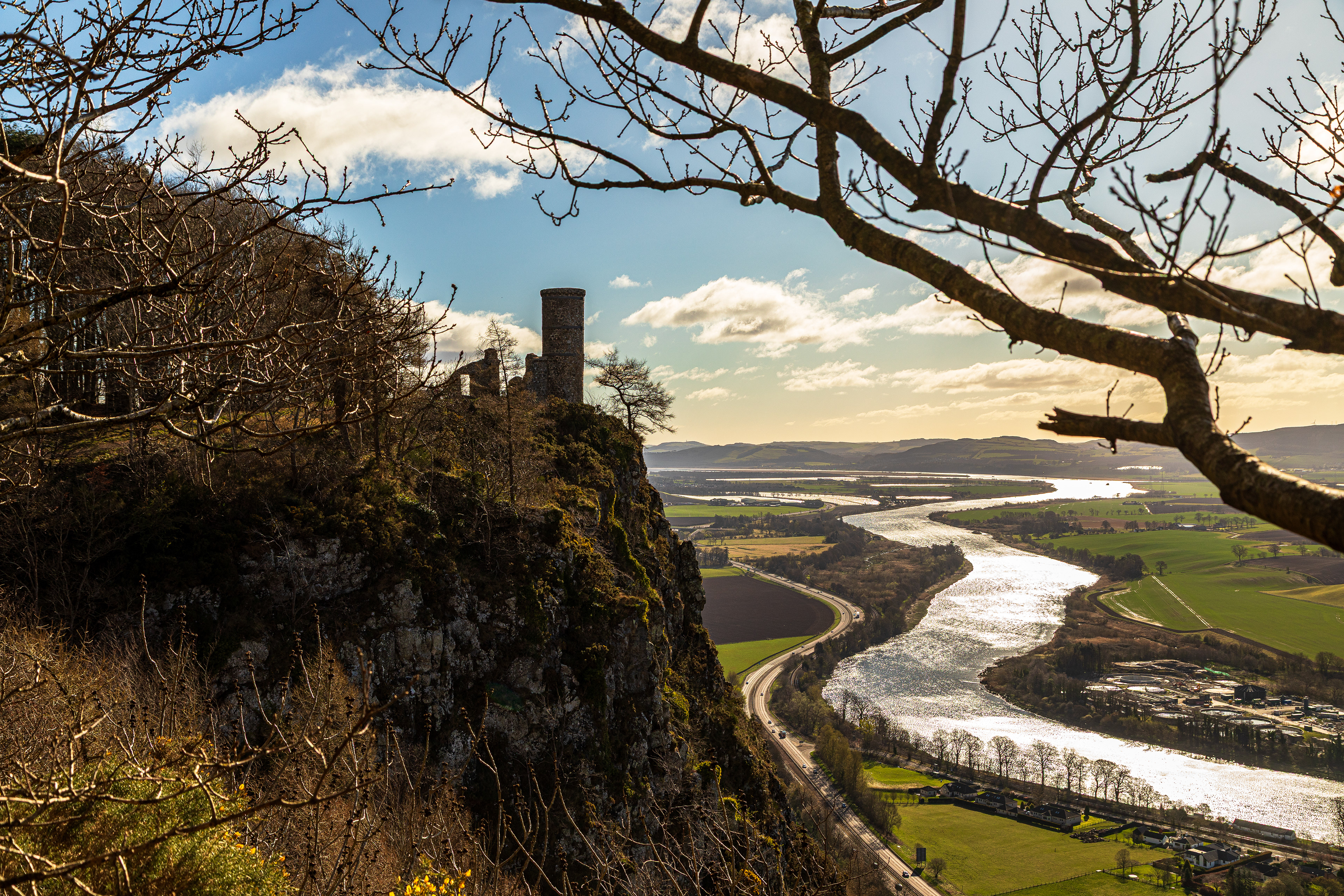 River Tay from Kinnoull Hill in Perth