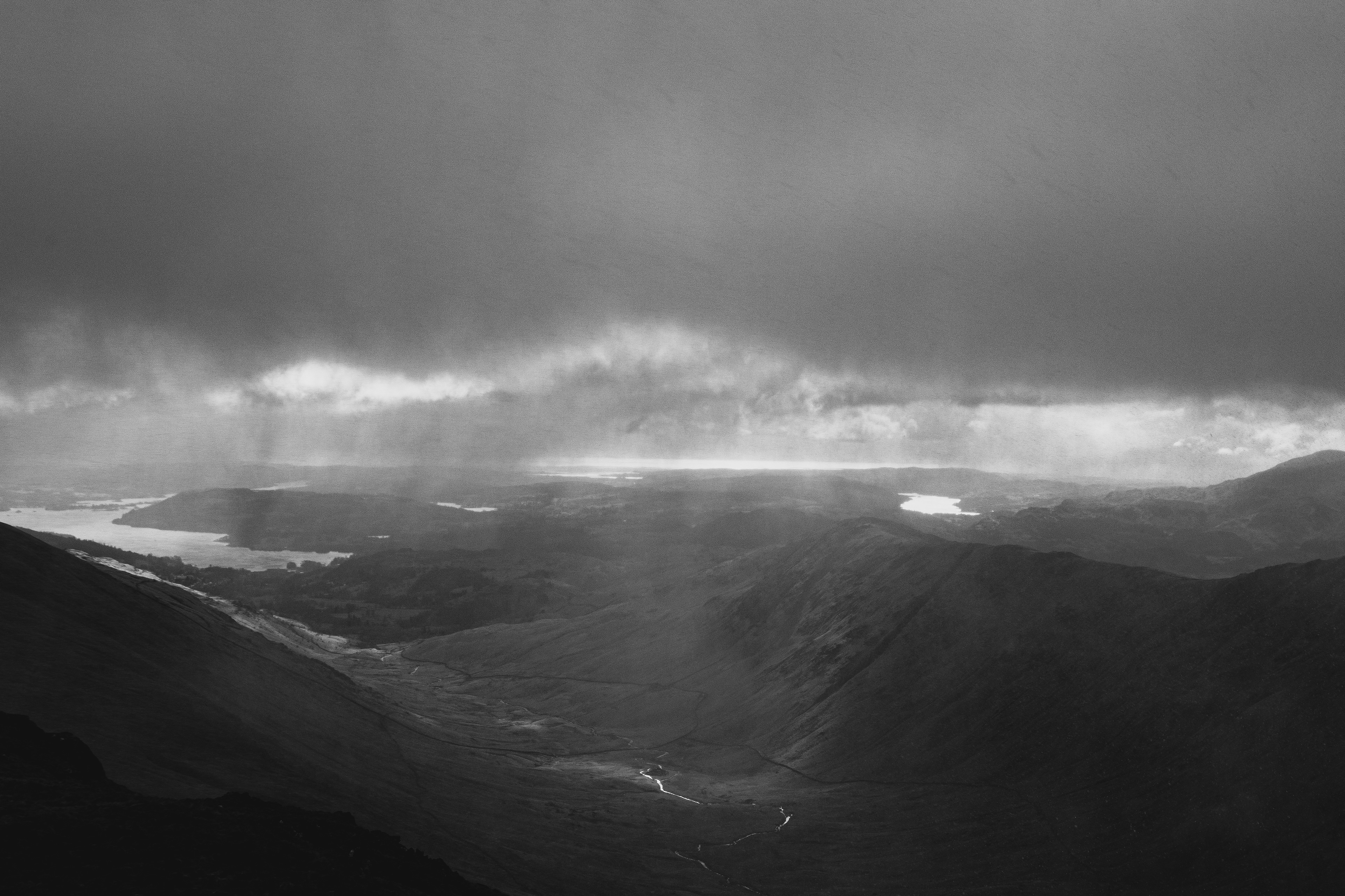 Stormy skies over the Lake District