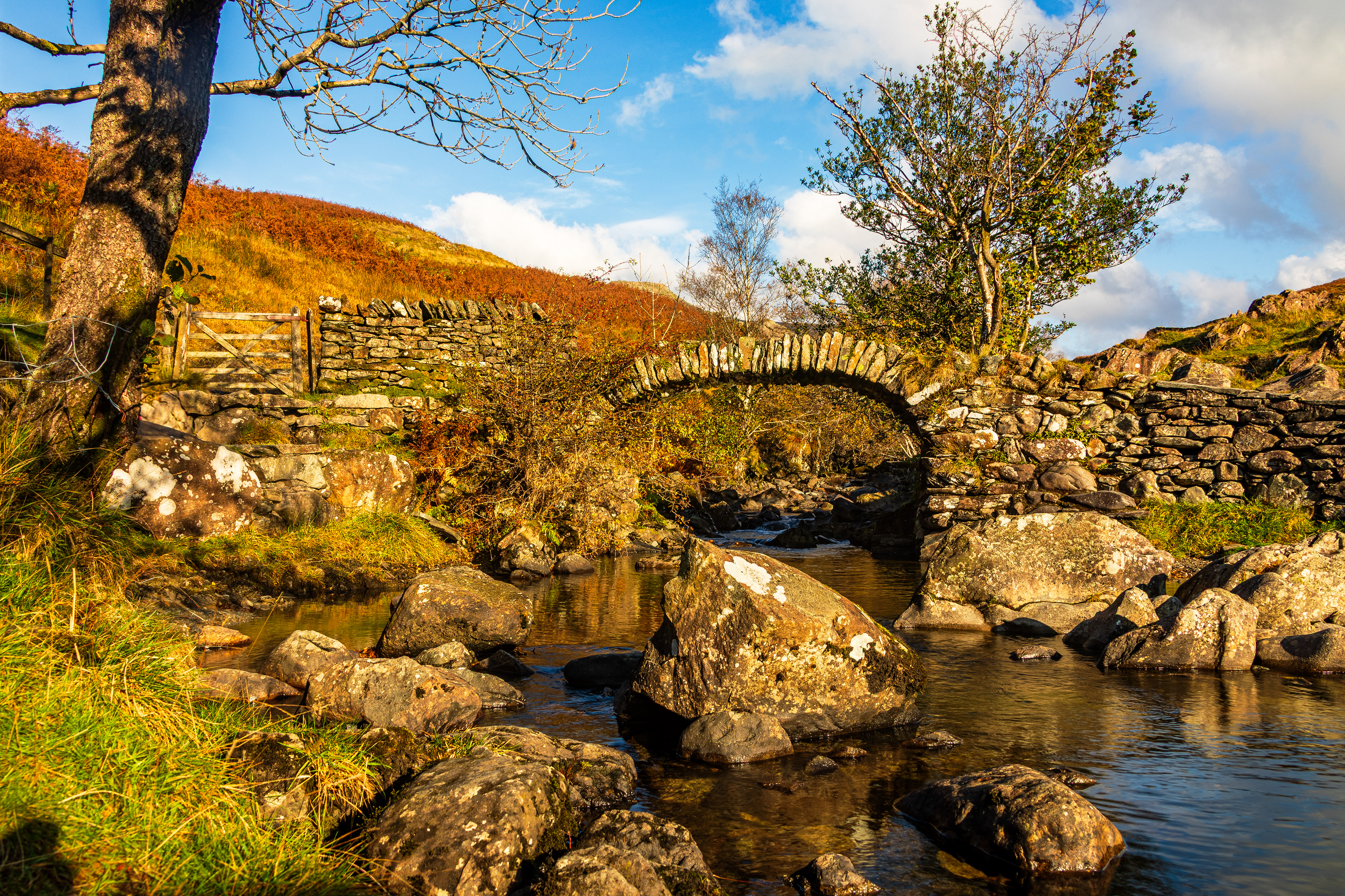 High Sweden bridge in the Lake District, UK