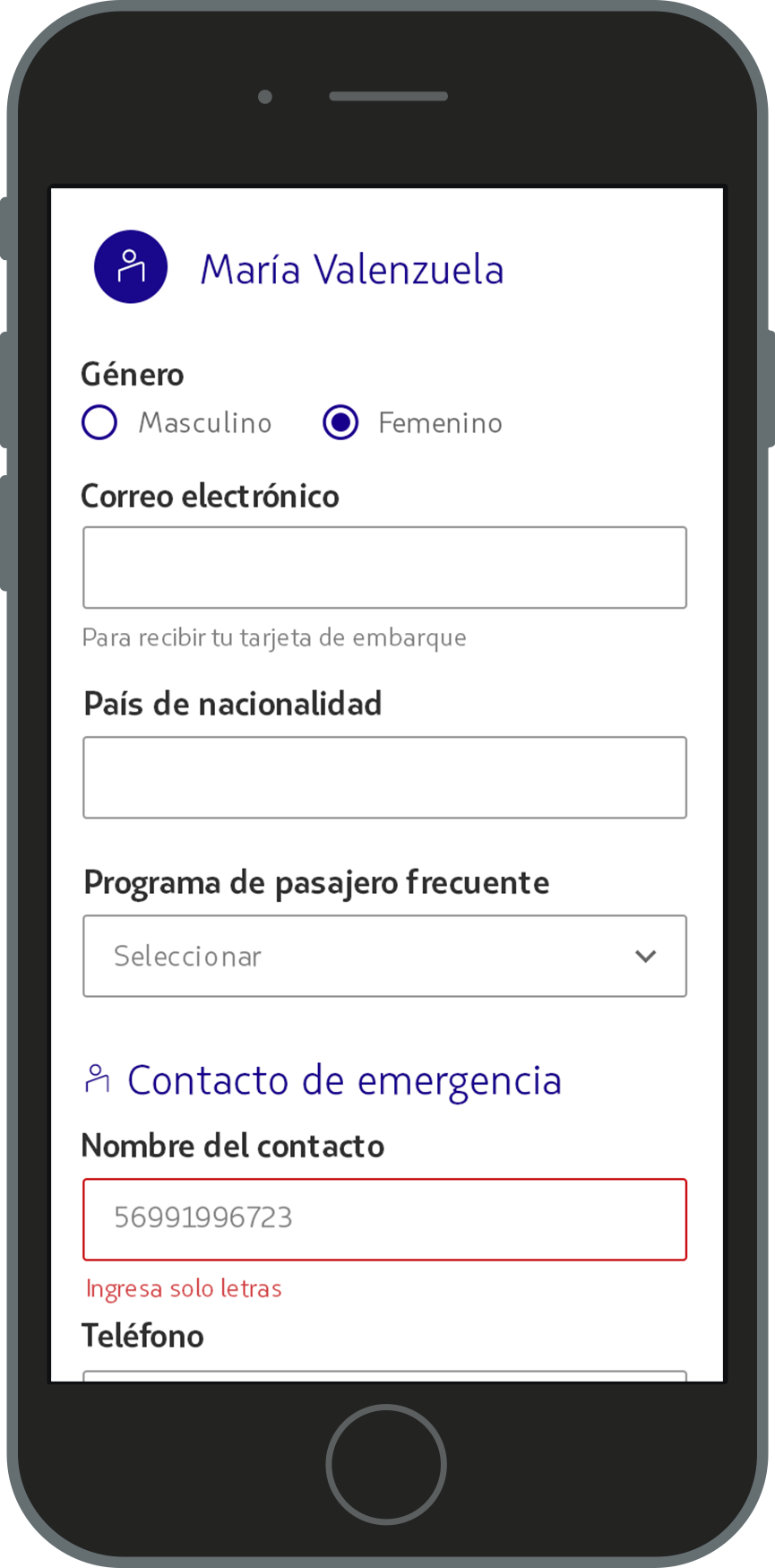 Passenger information