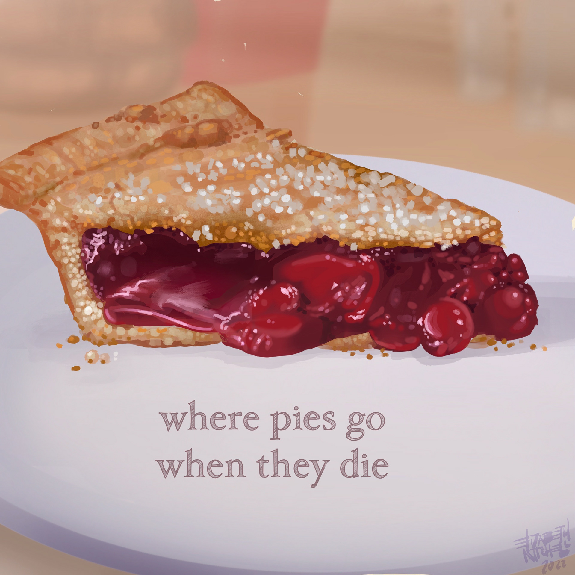A slice of cherry pie and a sneaky Twin Peaks reference.