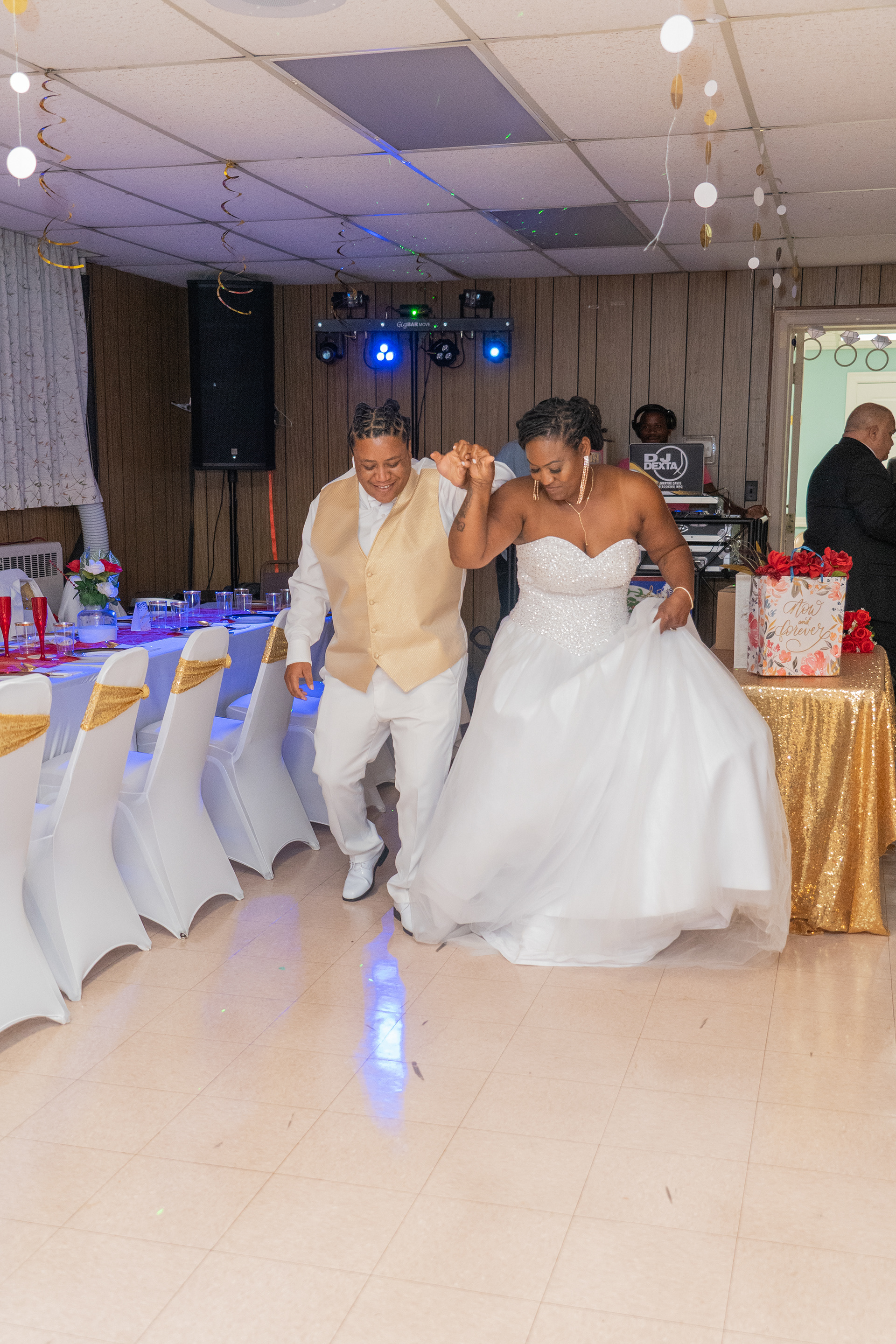 Bride & Groom's first dance at Reception in Waukegan, IL (2)