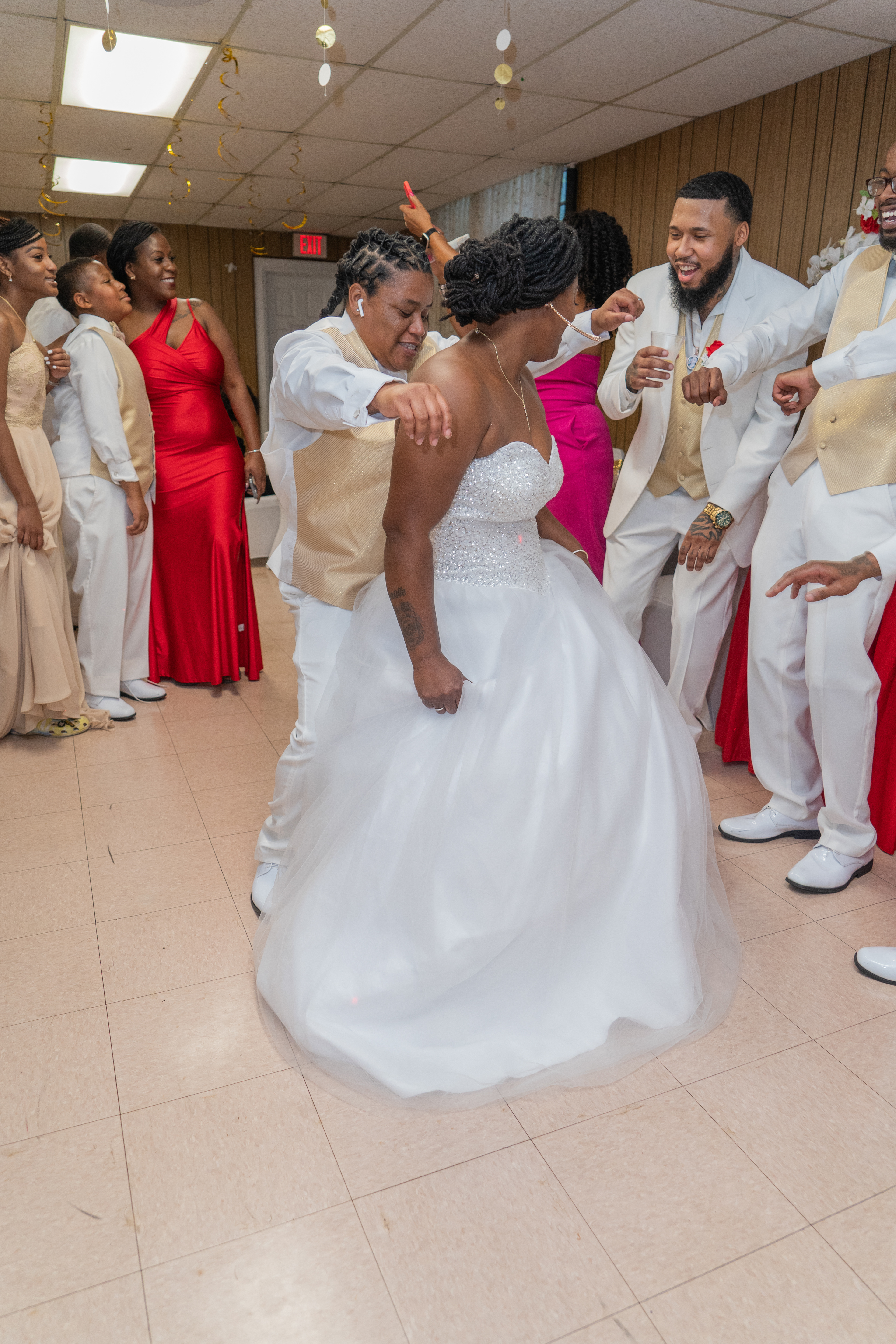 Bride & Groom's first dance at Reception in Waukegan, IL