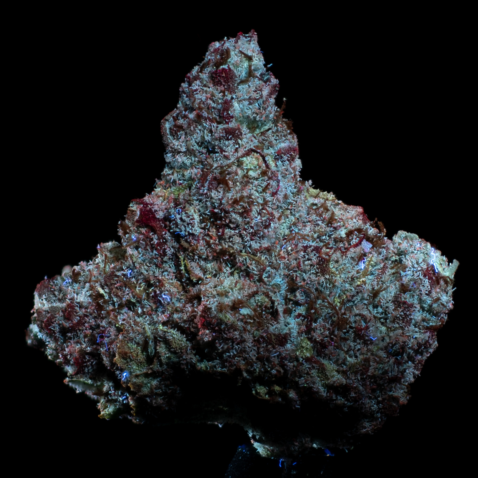 BLUE ETHER IN UV LIGHT