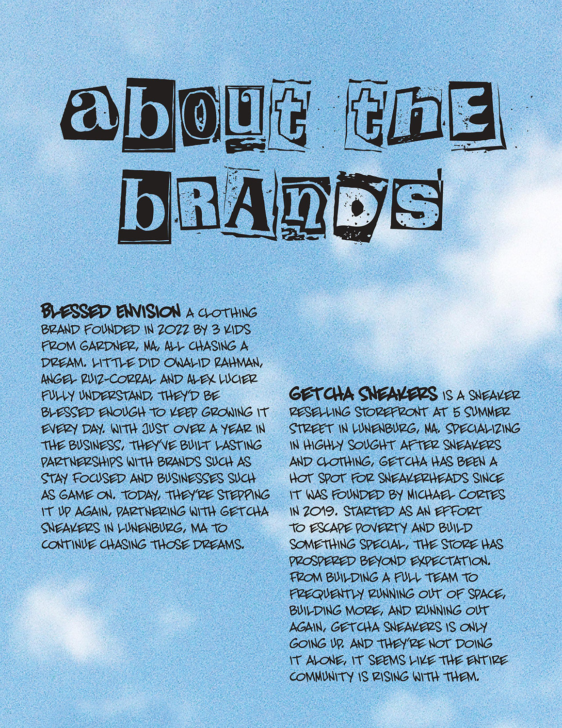 BE x GS Promo Catalog