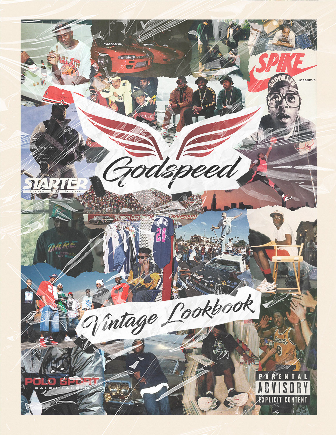 Cover of a catalog/lookbook for Godspeed Soles