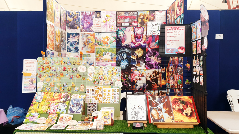 Supanova Melbourne 2023 (Left LilRobin, Right Takopron)