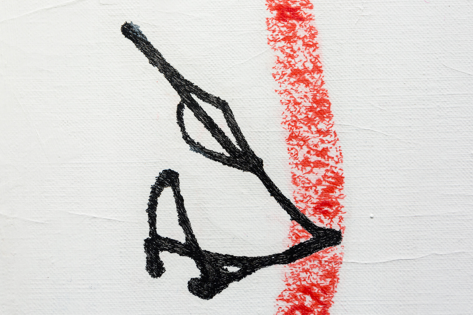 Pale Geranium Lake and Scarlet (Remastered), 2018. Detail. © Photo: Mustafa Aboobacker