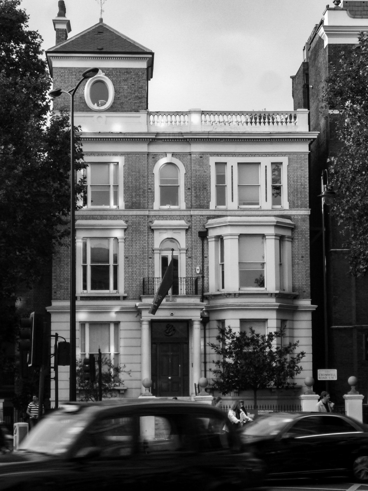 Tower House in Kensington near Earl's Court. Mosaic Rooms exhibtion space.